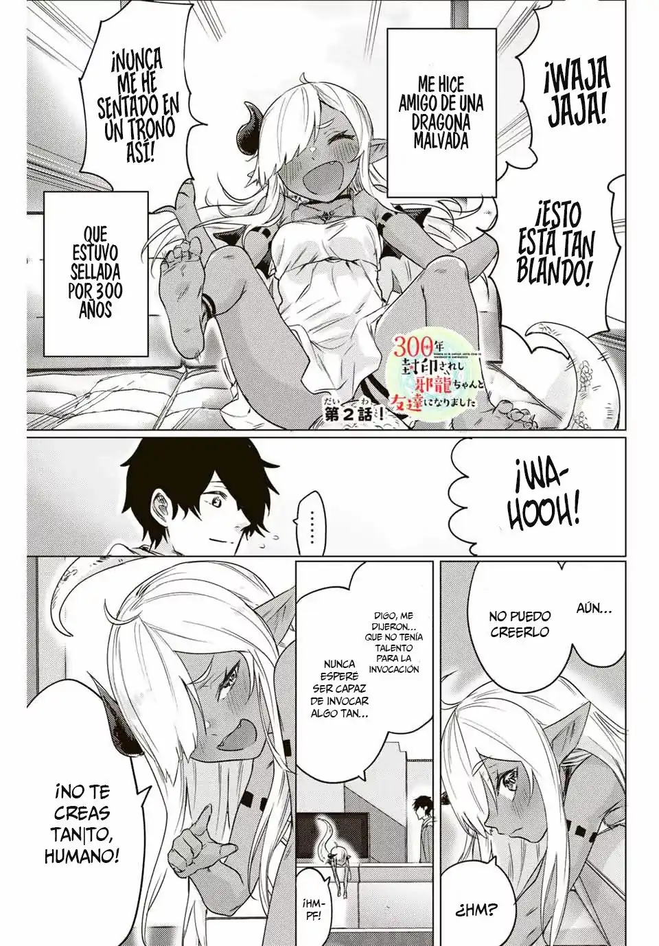 Página 6 — Capítulo 0 de 300-nen Fuuin Sareshi Jaryuu-chan to Tomodachi ni Narimashita