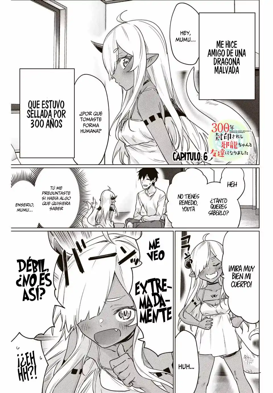 Página 22 — Capítulo 0 de 300-nen Fuuin Sareshi Jaryuu-chan to Tomodachi ni Narimashita