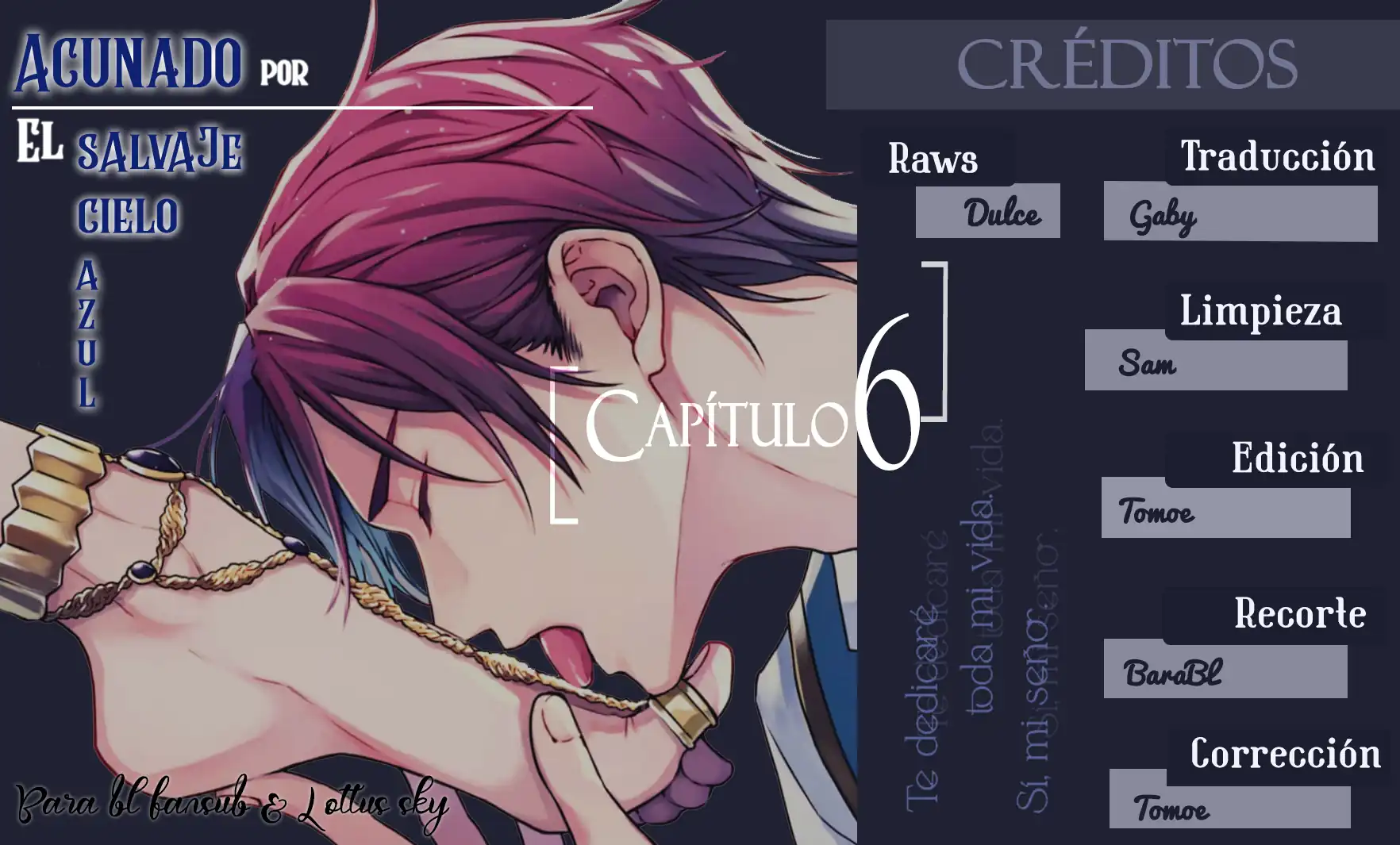 Página 1 — Acunado por el salvaje cielo azul- Sono Yono Dokoka Soten No Yurikago Capítulo 6