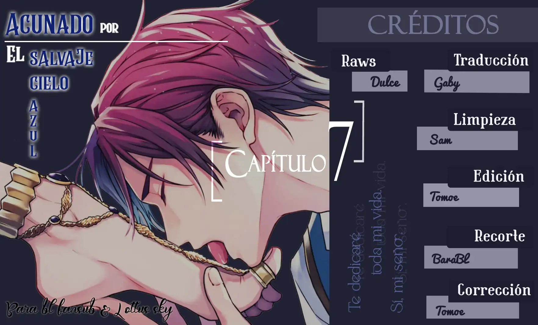 Página 1 — Acunado por el salvaje cielo azul- Sono Yono Dokoka Soten No Yurikago Capítulo 7