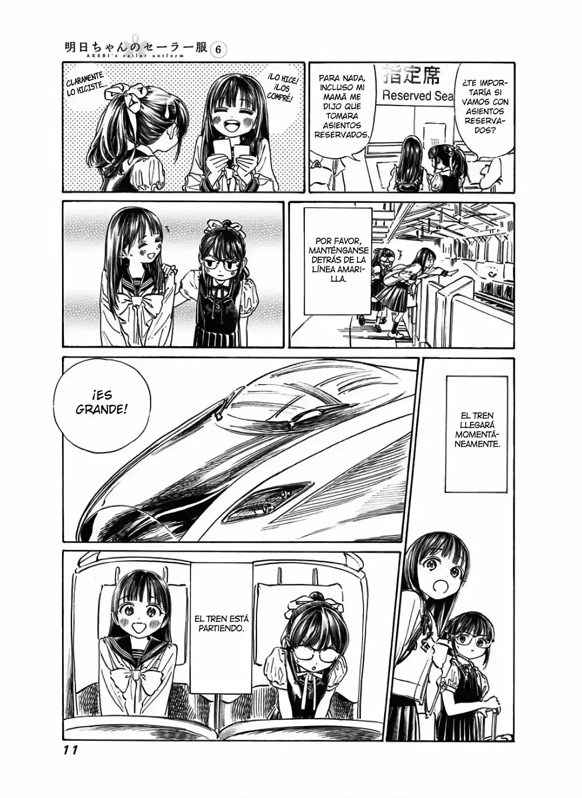 Página 13 — Akebi-chan no Sailor Fuku Capítulo 34