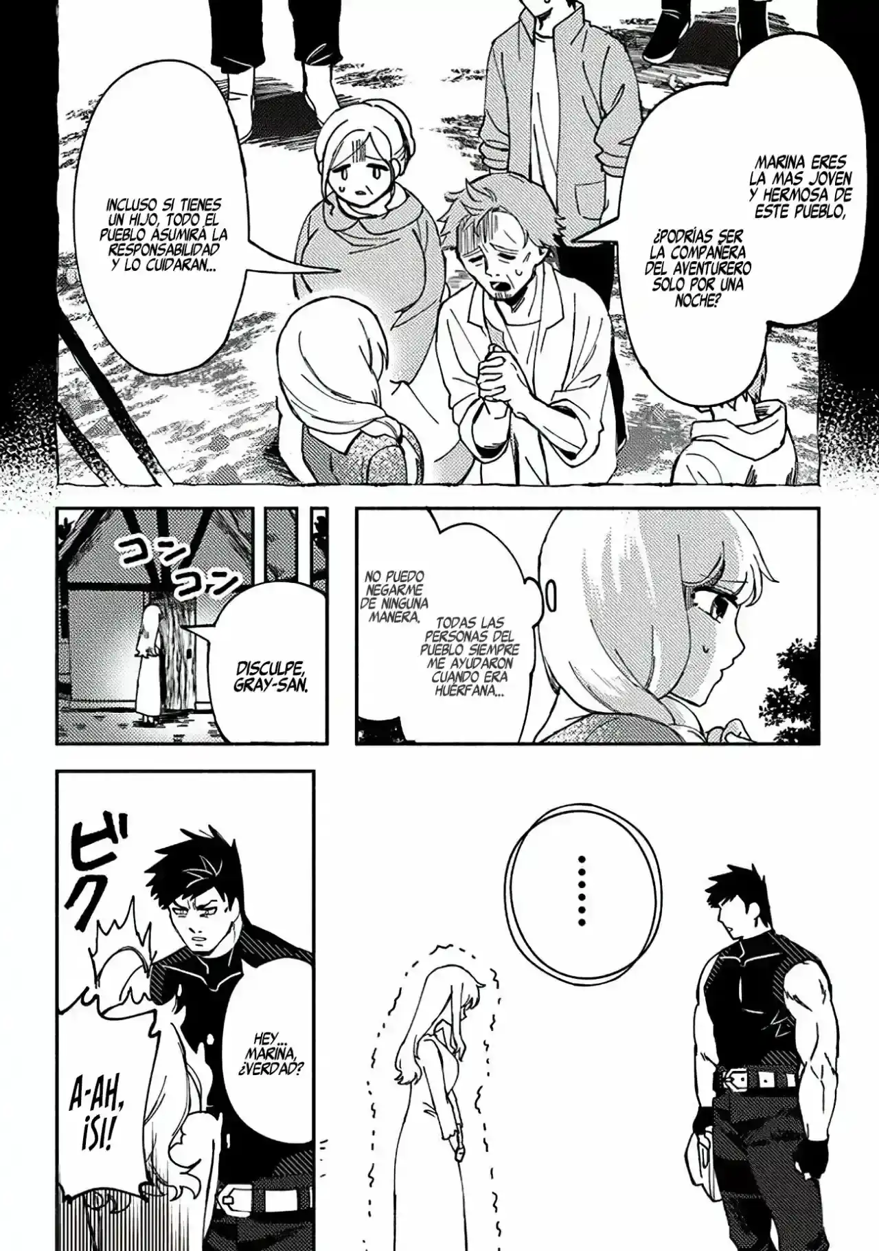 Página 10 — Akuninzura shita B-kyuu Boukensha: Shujinkou to Sono Osananajimi-tachi no Papa ni Naru Capítulo 2