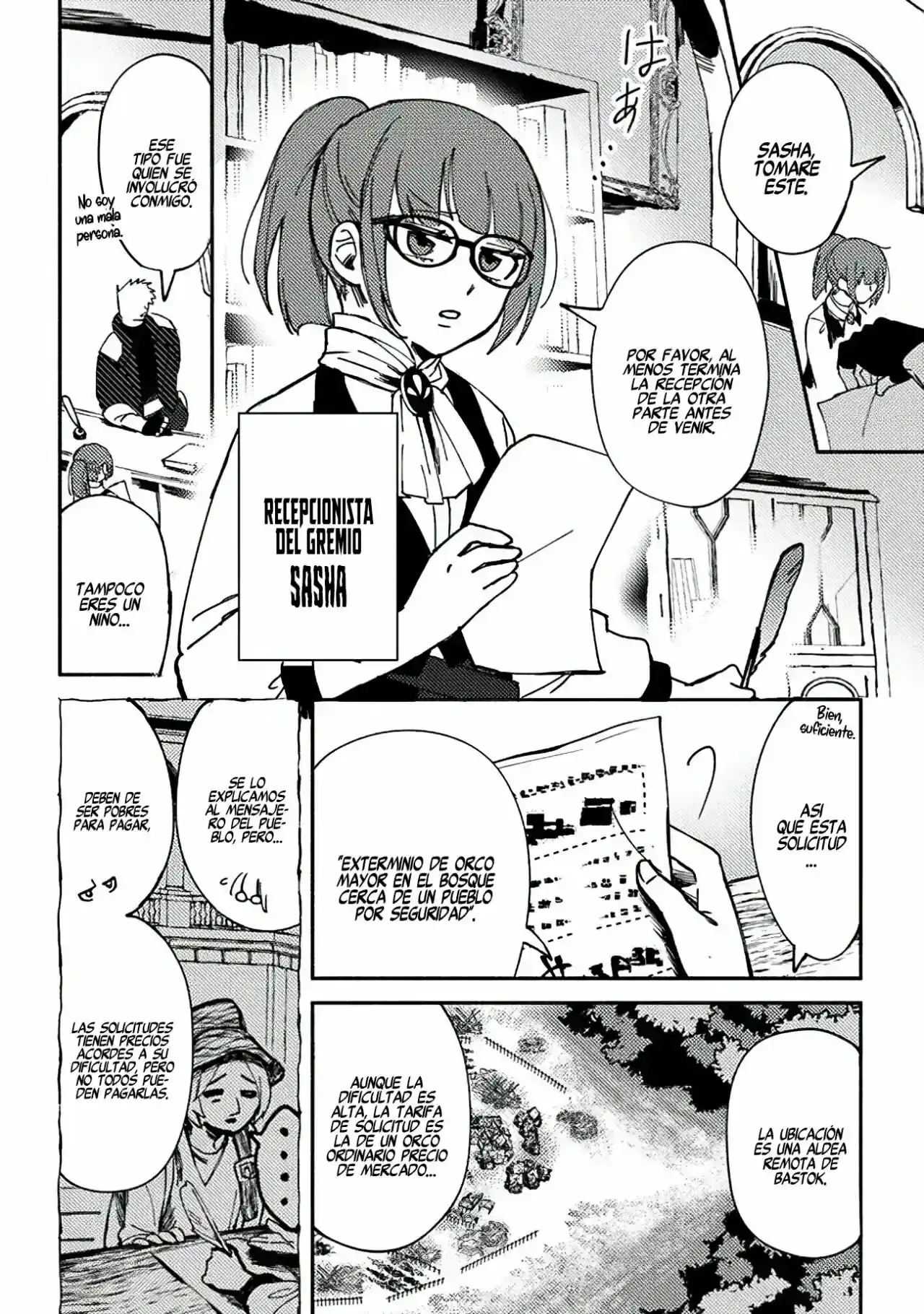 Página 40 — Akuninzura shita B-kyuu Boukensha: Shujinkou to Sono Osananajimi-tachi no Papa ni Naru Capítulo 2