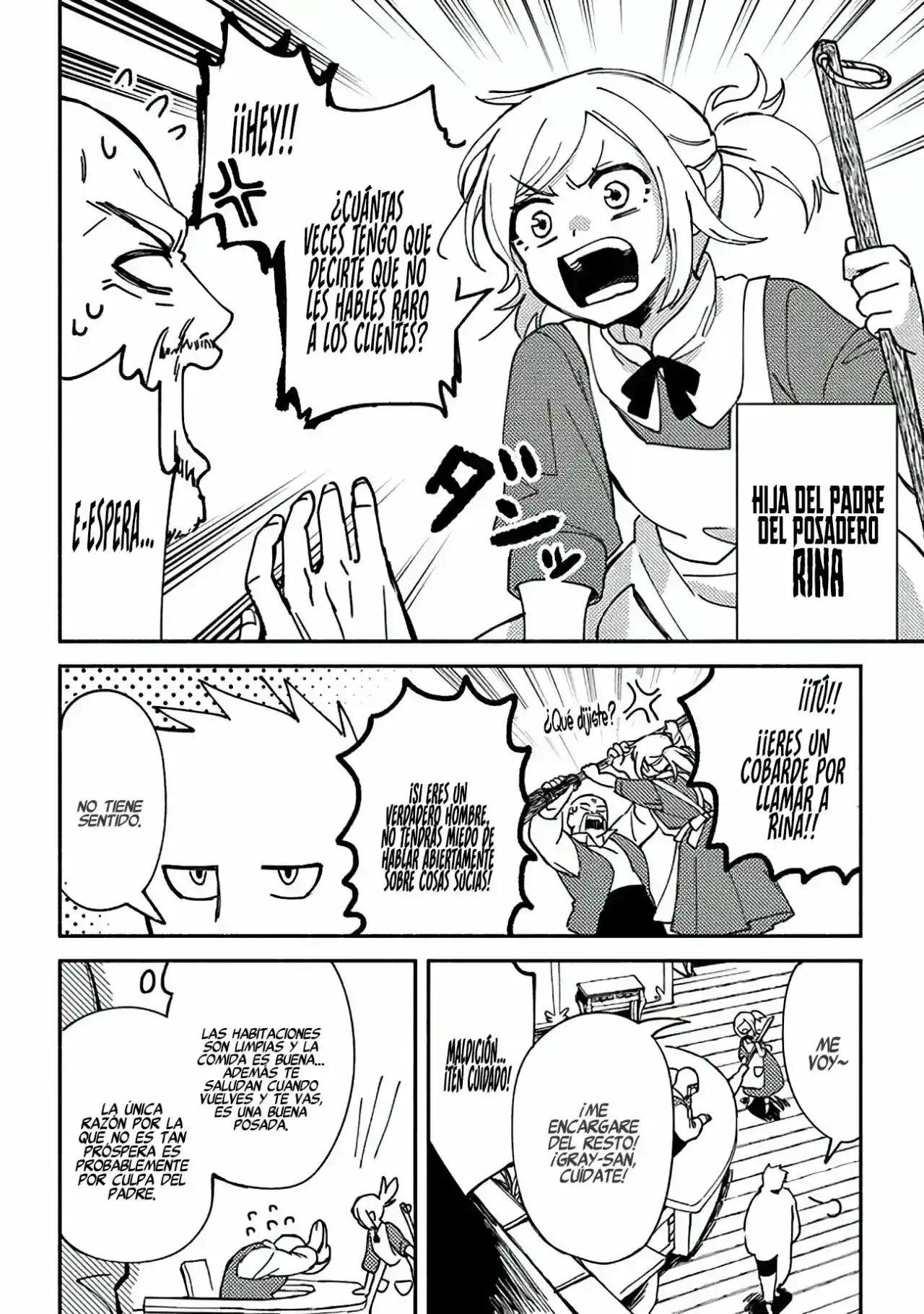 Página 58 — Akuninzura shita B-kyuu Boukensha: Shujinkou to Sono Osananajimi-tachi no Papa ni Naru Capítulo 2