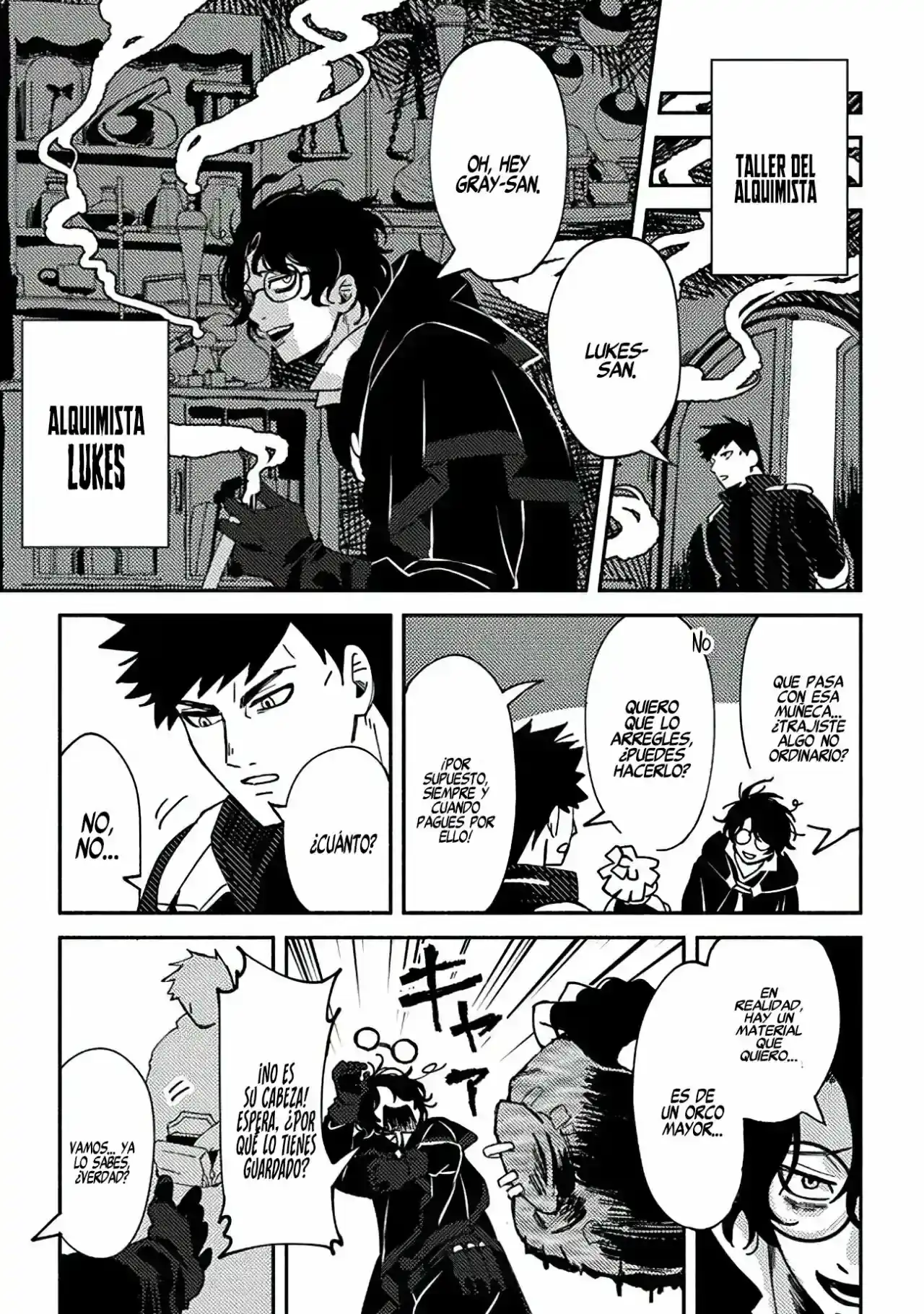 Página 59 — Akuninzura shita B-kyuu Boukensha: Shujinkou to Sono Osananajimi-tachi no Papa ni Naru Capítulo 2
