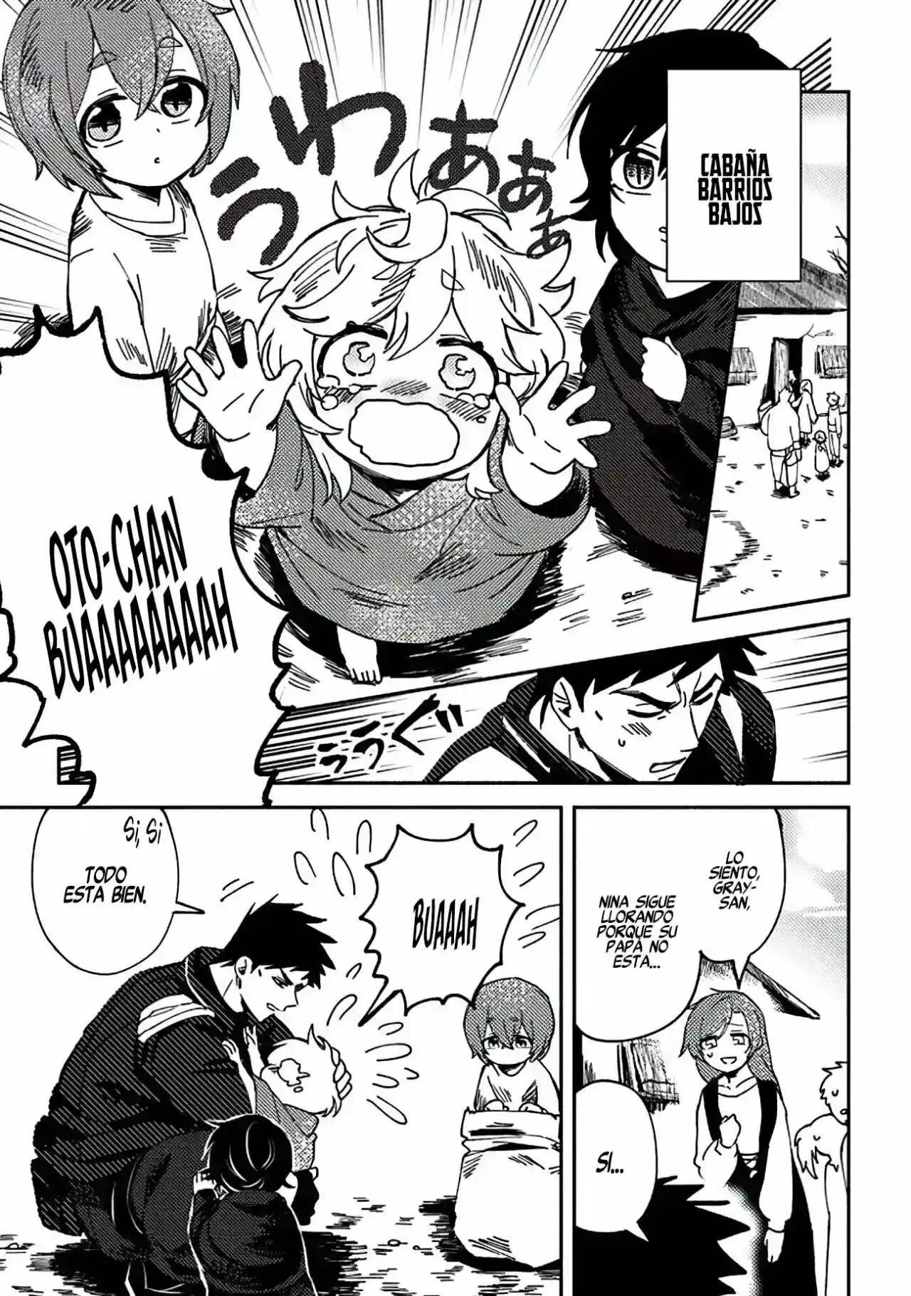 Página 61 — Akuninzura shita B-kyuu Boukensha: Shujinkou to Sono Osananajimi-tachi no Papa ni Naru Capítulo 2