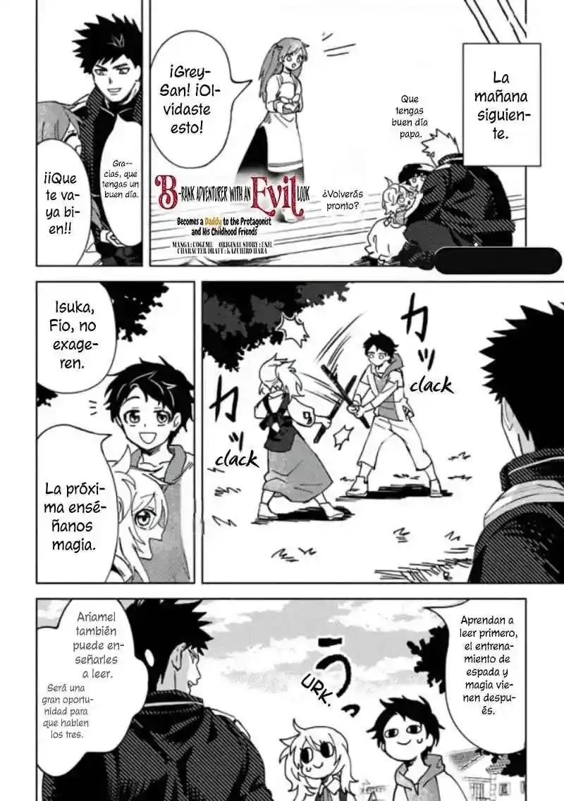 Página 5 — Akuninzura shita B-kyuu Boukensha: Shujinkou to Sono Osananajimi-tachi no Papa ni Naru Capítulo 5.5