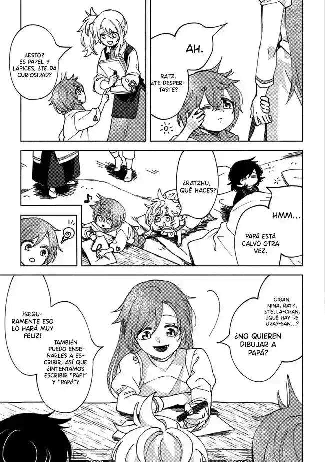 Página 10 — Akuninzura shita B-kyuu Boukensha: Shujinkou to Sono Osananajimi-tachi no Papa ni Naru Capítulo 5.7