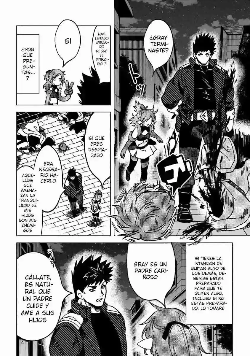 Página 24 — Akuninzura shita B-kyuu Boukensha: Shujinkou to Sono Osananajimi-tachi no Papa ni Naru Capítulo 8.1