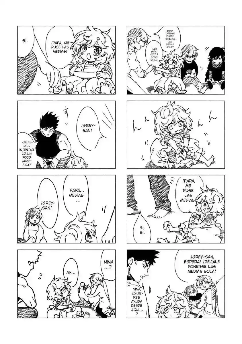 Página 47 — Akuninzura shita B-kyuu Boukensha: Shujinkou to Sono Osananajimi-tachi no Papa ni Naru Capítulo 10