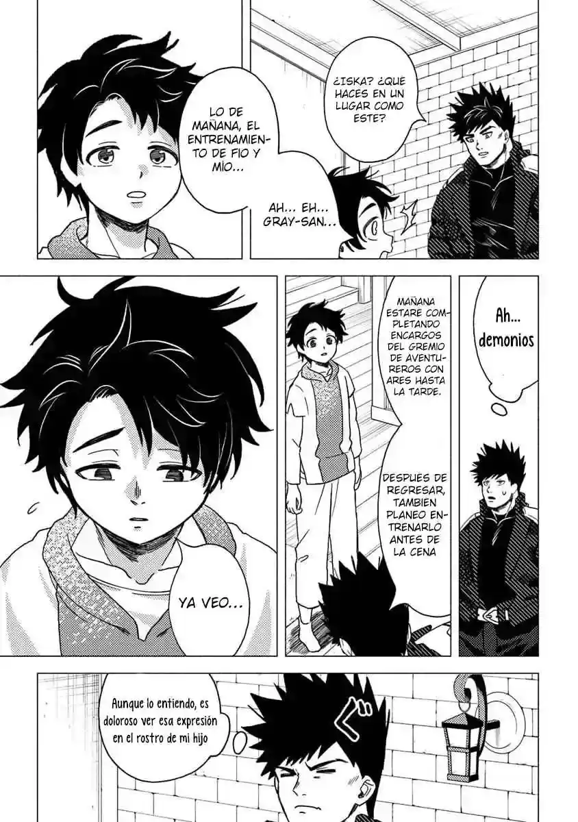 Página 15 — Akuninzura shita B-kyuu Boukensha: Shujinkou to Sono Osananajimi-tachi no Papa ni Naru Capítulo 12.2