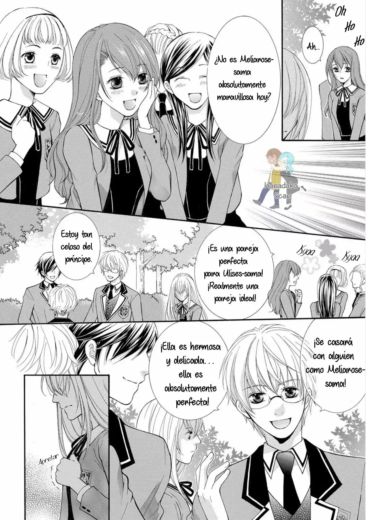 Página 8 — Capítulo 1 de Akuyaku Reijou ni Erabareta nara, Yuuga ni Enjite Misemashou!