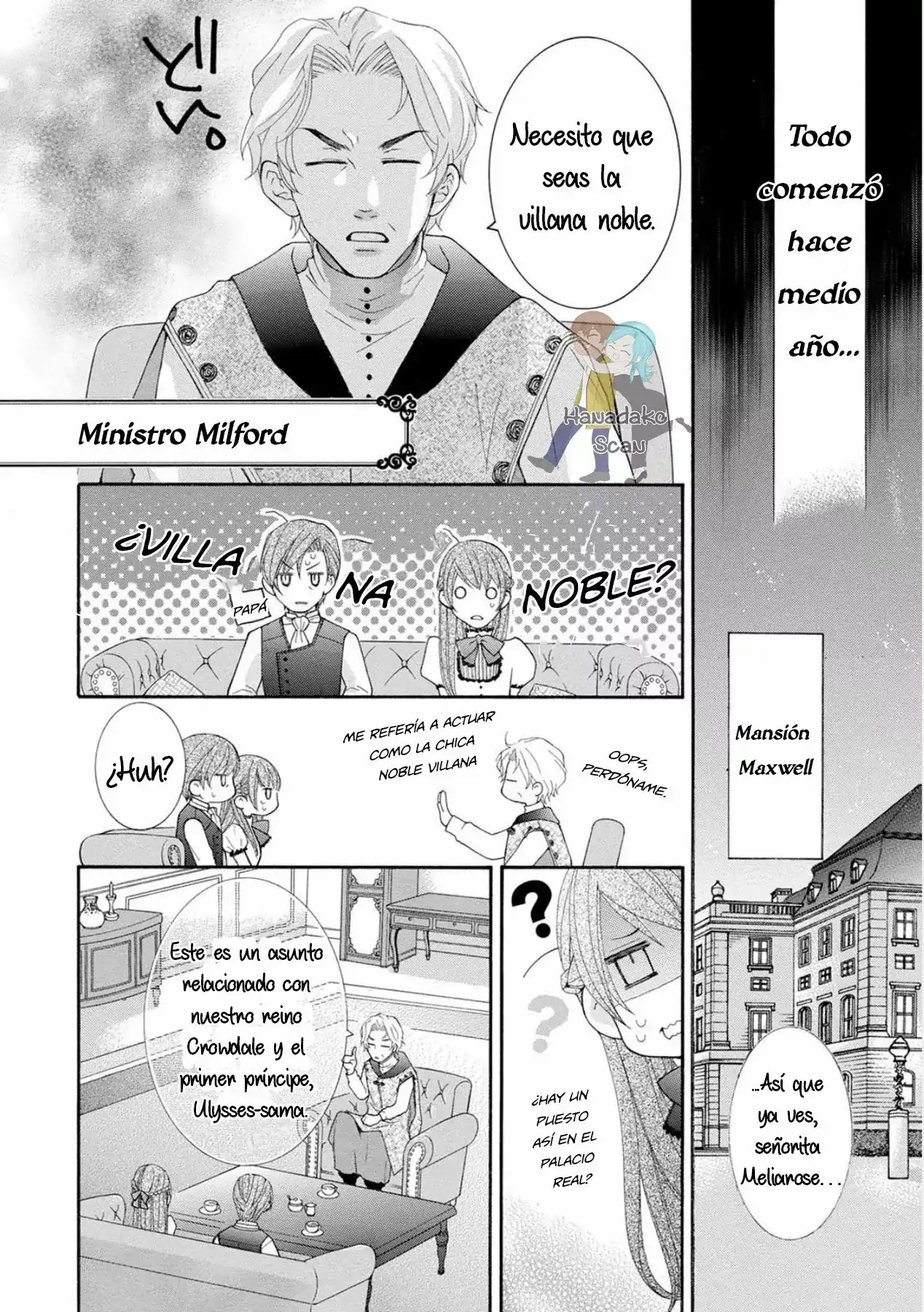 Página 10 — Capítulo 1 de Akuyaku Reijou ni Erabareta nara, Yuuga ni Enjite Misemashou!