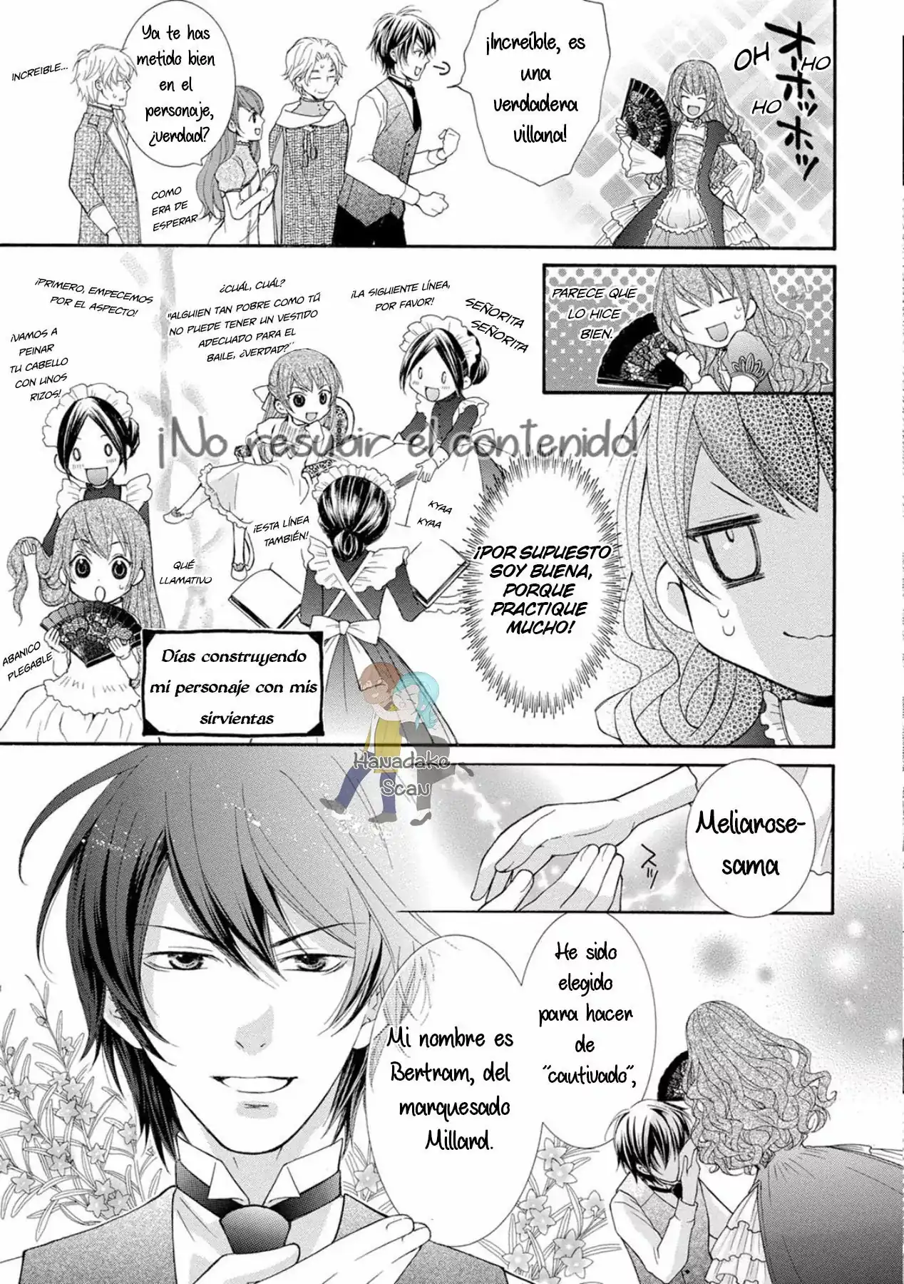 Página 21 — Capítulo 1 de Akuyaku Reijou ni Erabareta nara, Yuuga ni Enjite Misemashou!