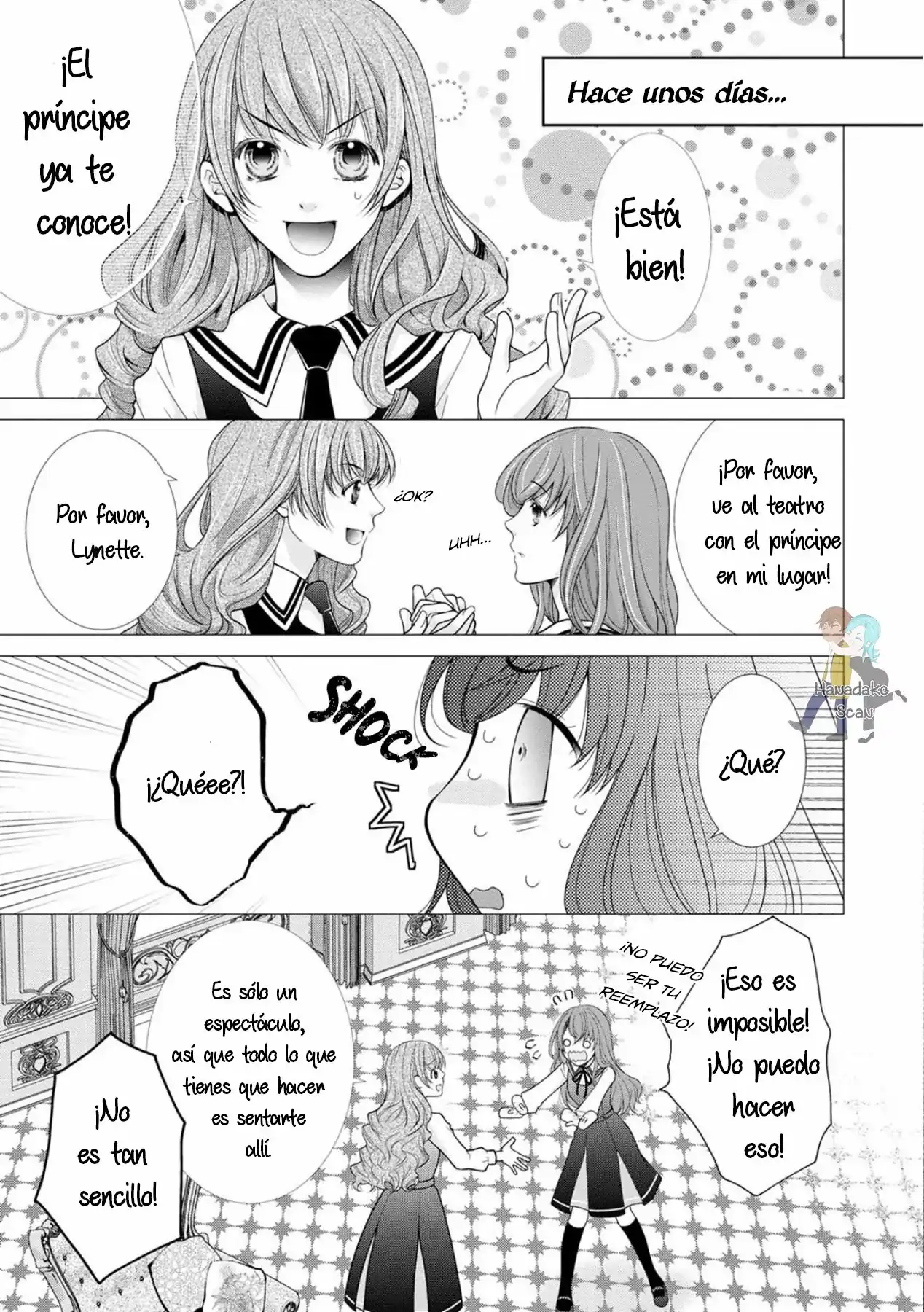 Página 4 — Capítulo 4 de Akuyaku Reijou ni Erabareta nara, Yuuga ni Enjite Misemashou!