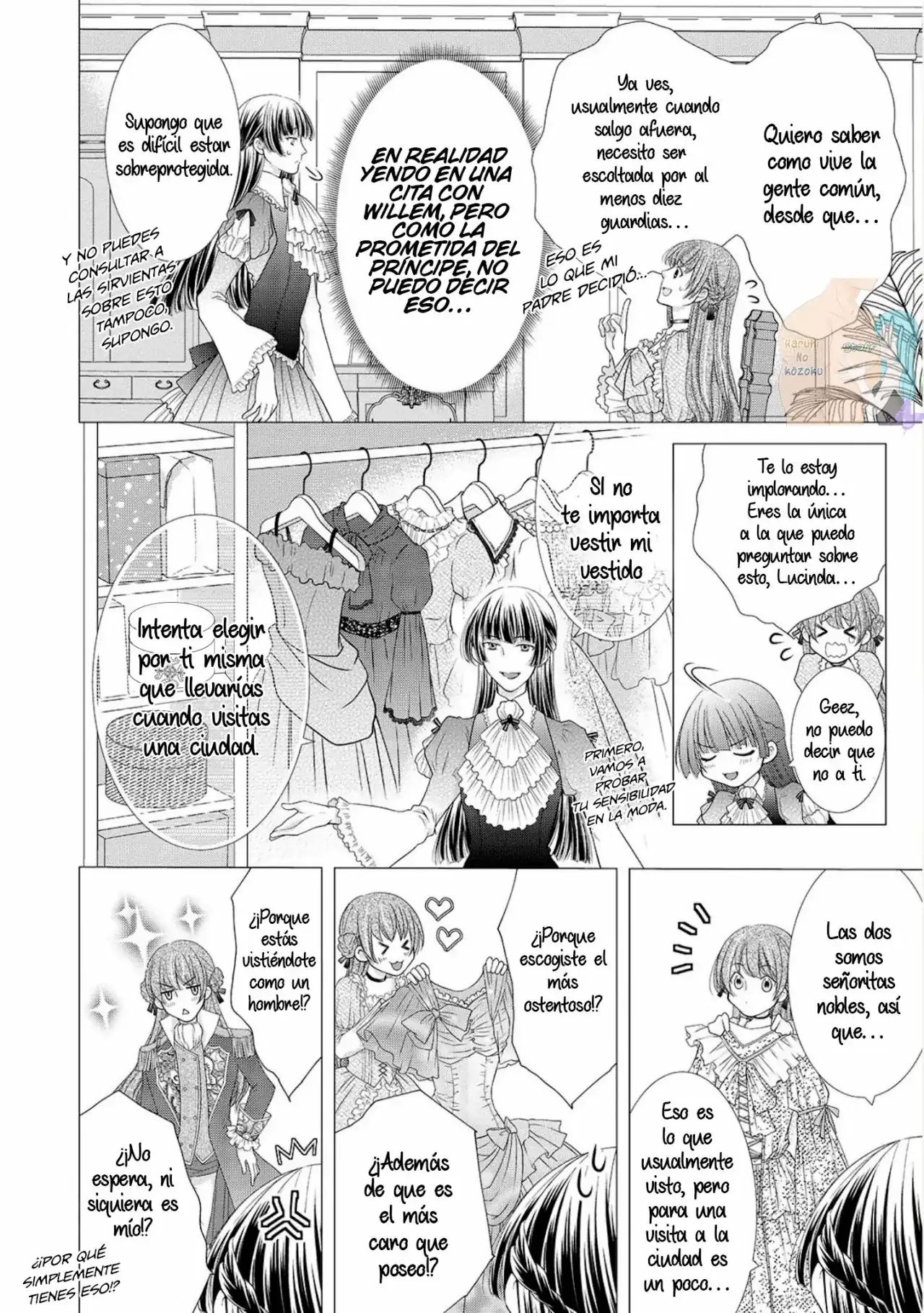 Página 17 — Capítulo 8 de Akuyaku Reijou ni Erabareta nara, Yuuga ni Enjite Misemashou!