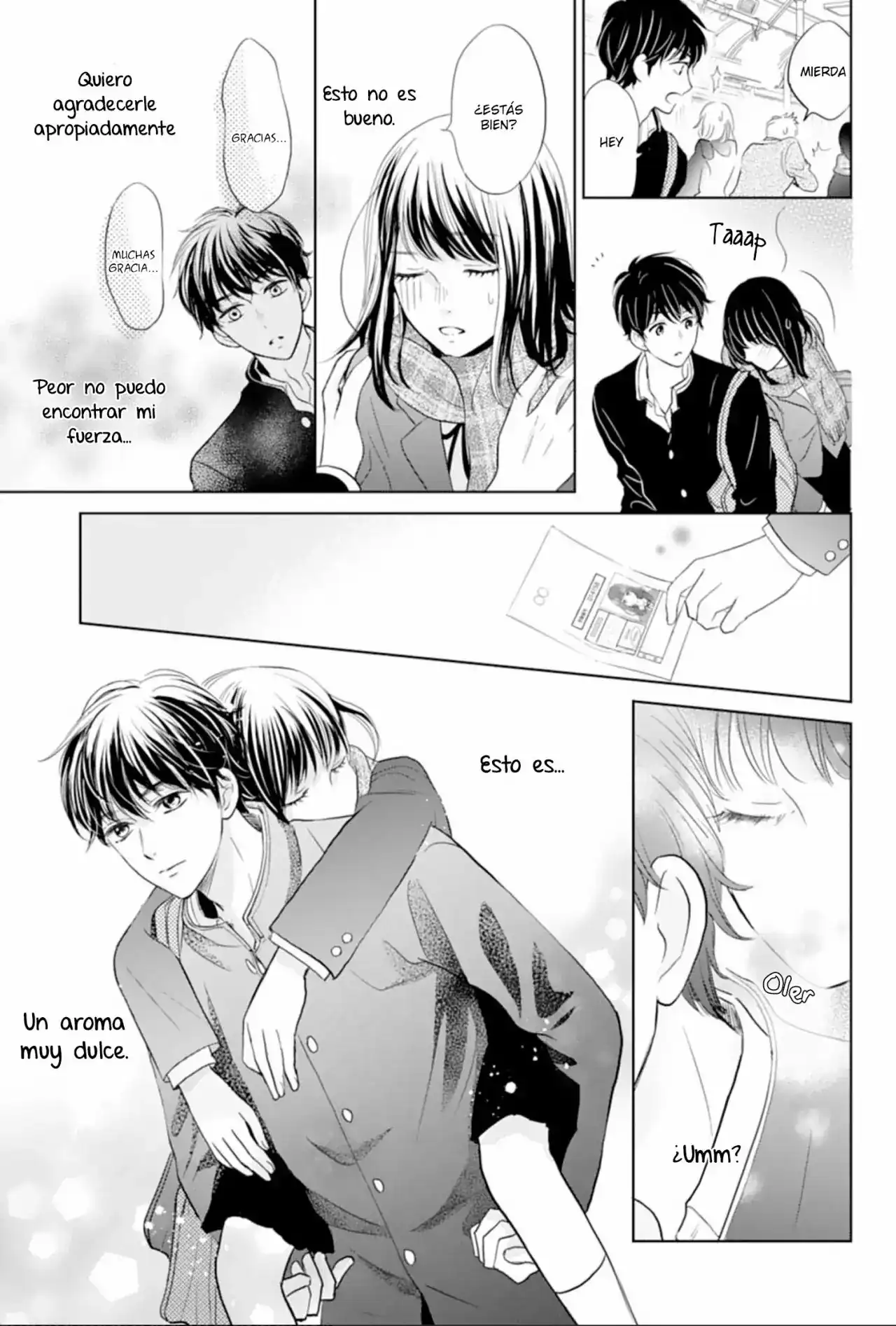 Página 8 — Capítulo 1 de Amagase-kun wa Amayakashite Kurenai.