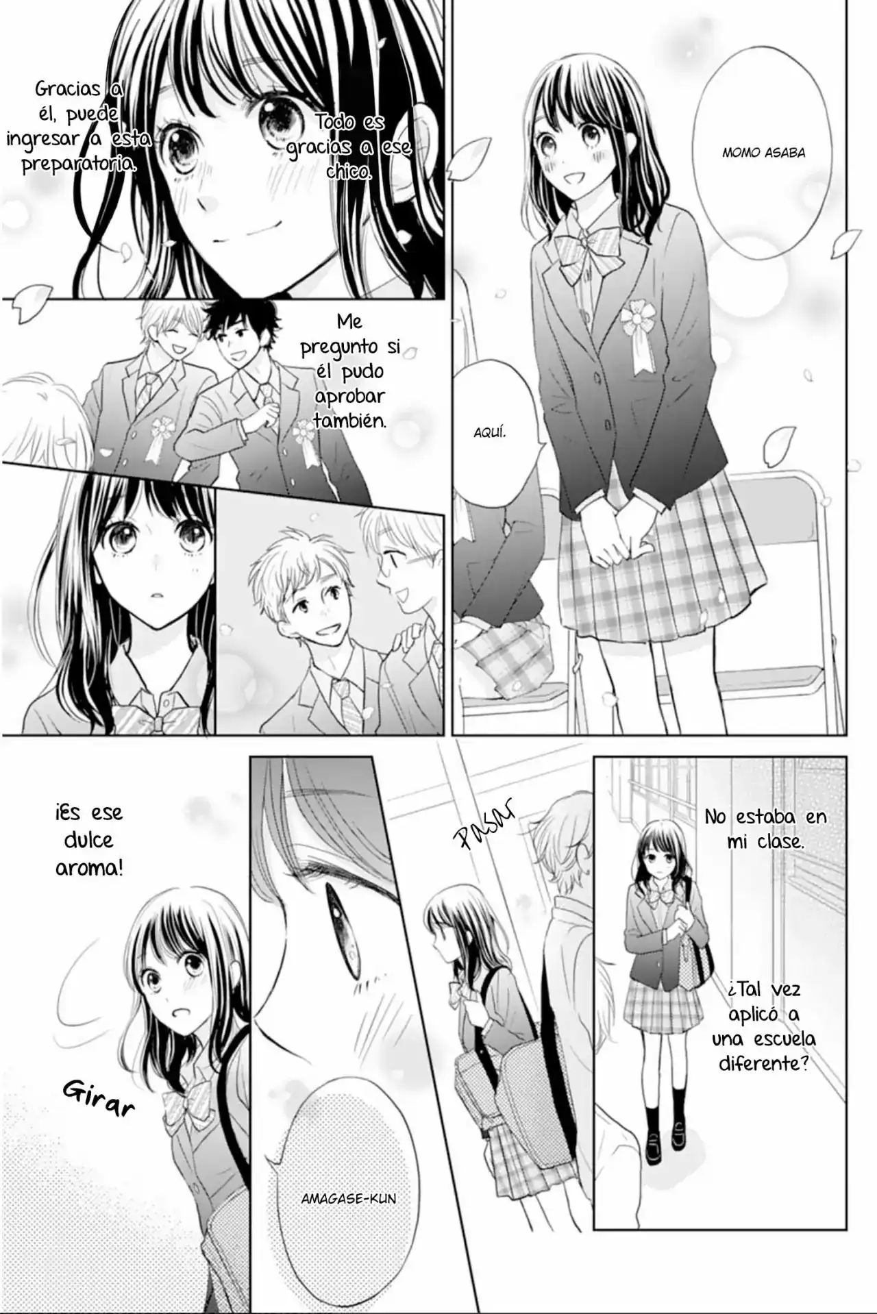 Página 10 — Capítulo 1 de Amagase-kun wa Amayakashite Kurenai.