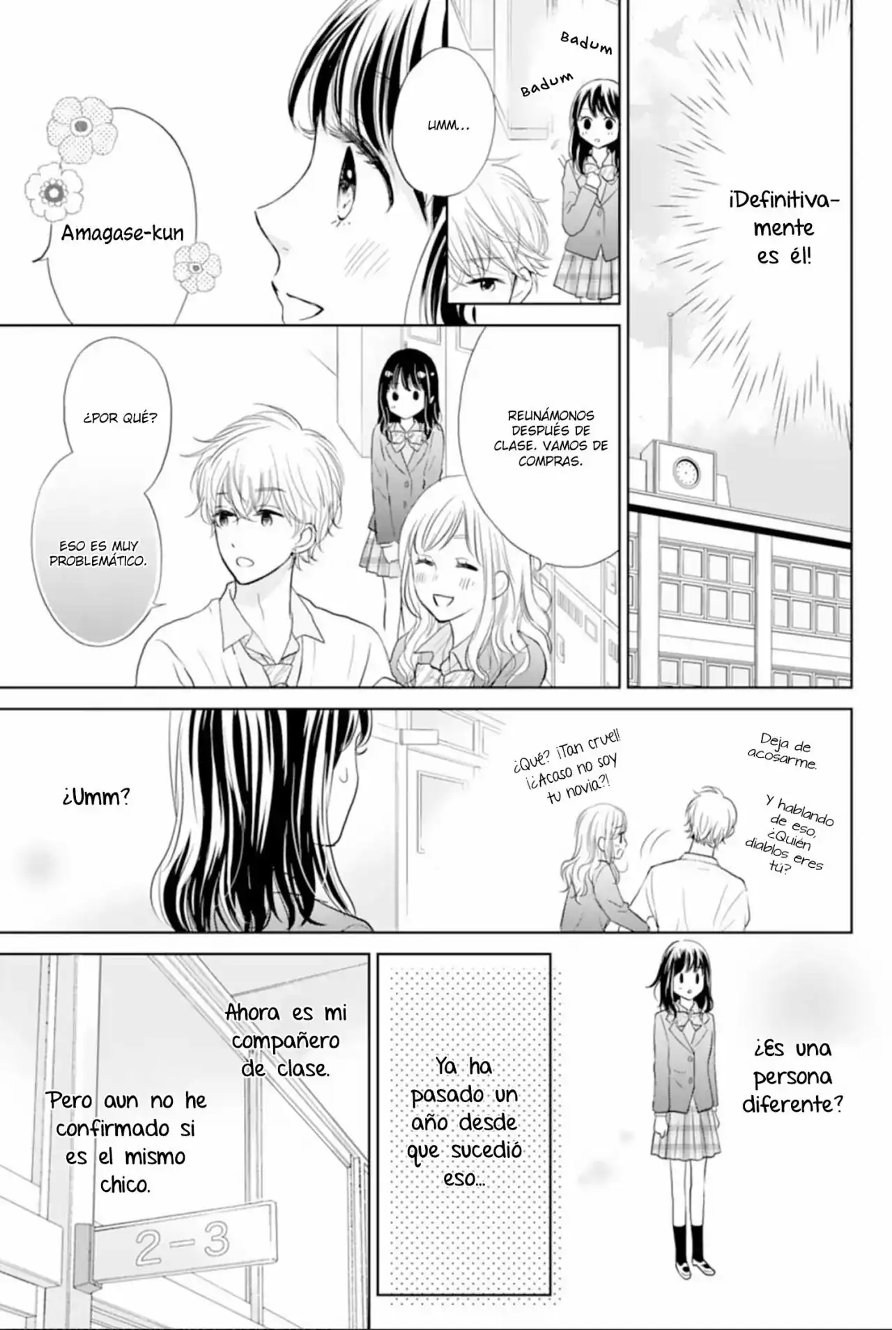 Página 12 — Capítulo 1 de Amagase-kun wa Amayakashite Kurenai.