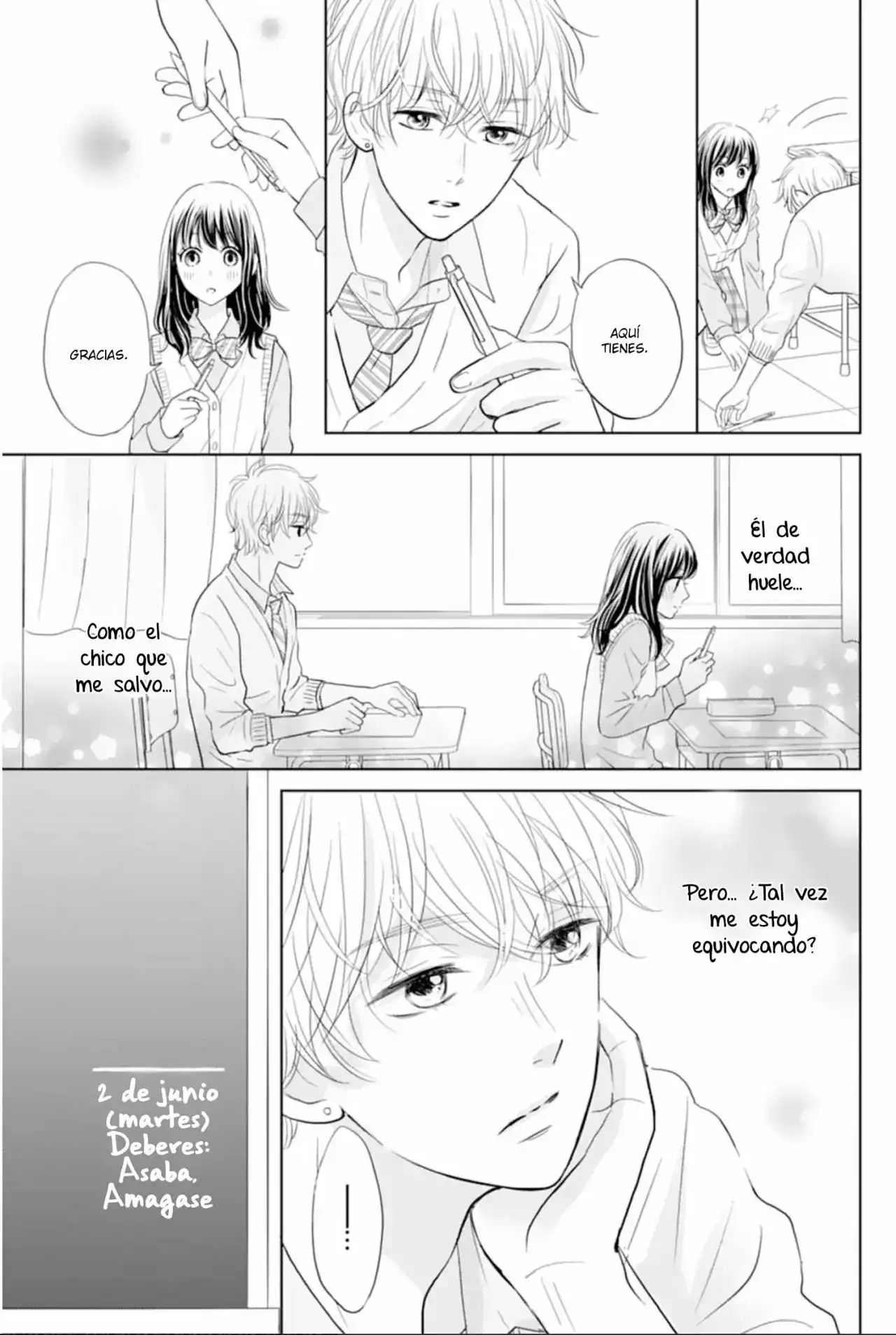 Página 16 — Capítulo 1 de Amagase-kun wa Amayakashite Kurenai.