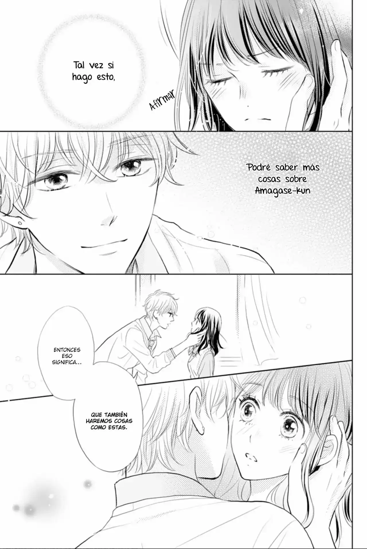 Página 28 — Capítulo 1 de Amagase-kun wa Amayakashite Kurenai.