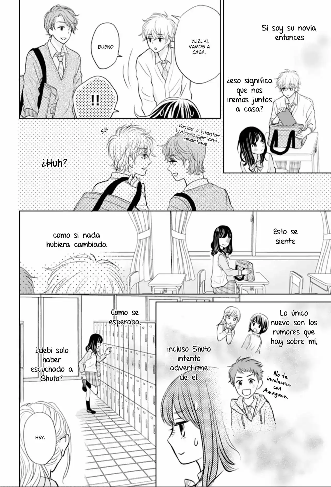 Página 16 — Capítulo 2 de Amagase-kun wa Amayakashite Kurenai.