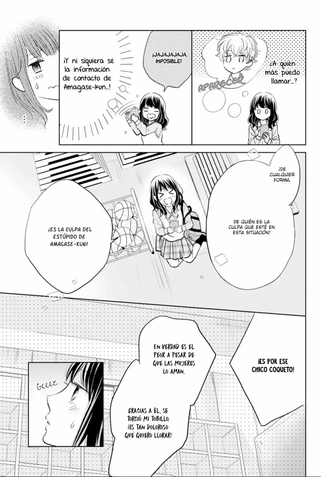 Página 19 — Capítulo 2 de Amagase-kun wa Amayakashite Kurenai.