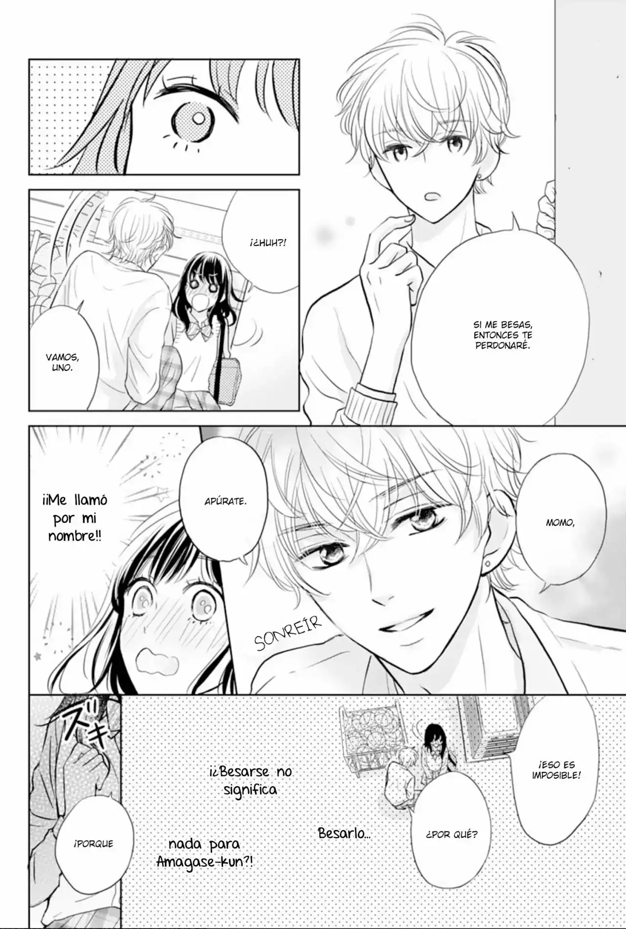Página 22 — Capítulo 2 de Amagase-kun wa Amayakashite Kurenai.