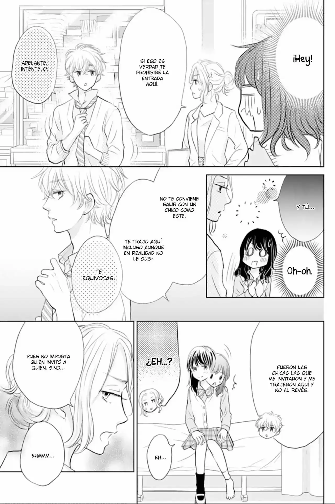 Página 9 — Capítulo 3 de Amagase-kun wa Amayakashite Kurenai.