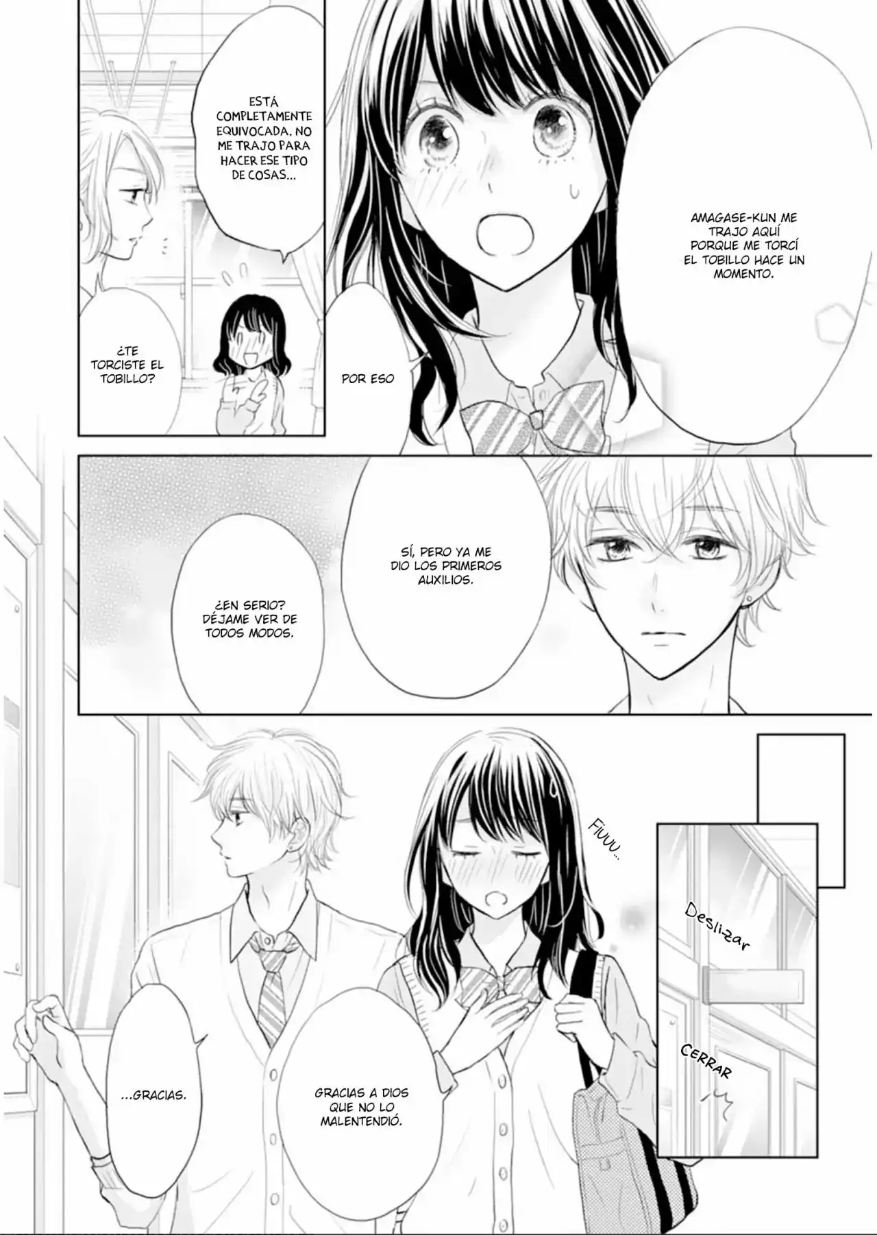 Página 10 — Capítulo 3 de Amagase-kun wa Amayakashite Kurenai.