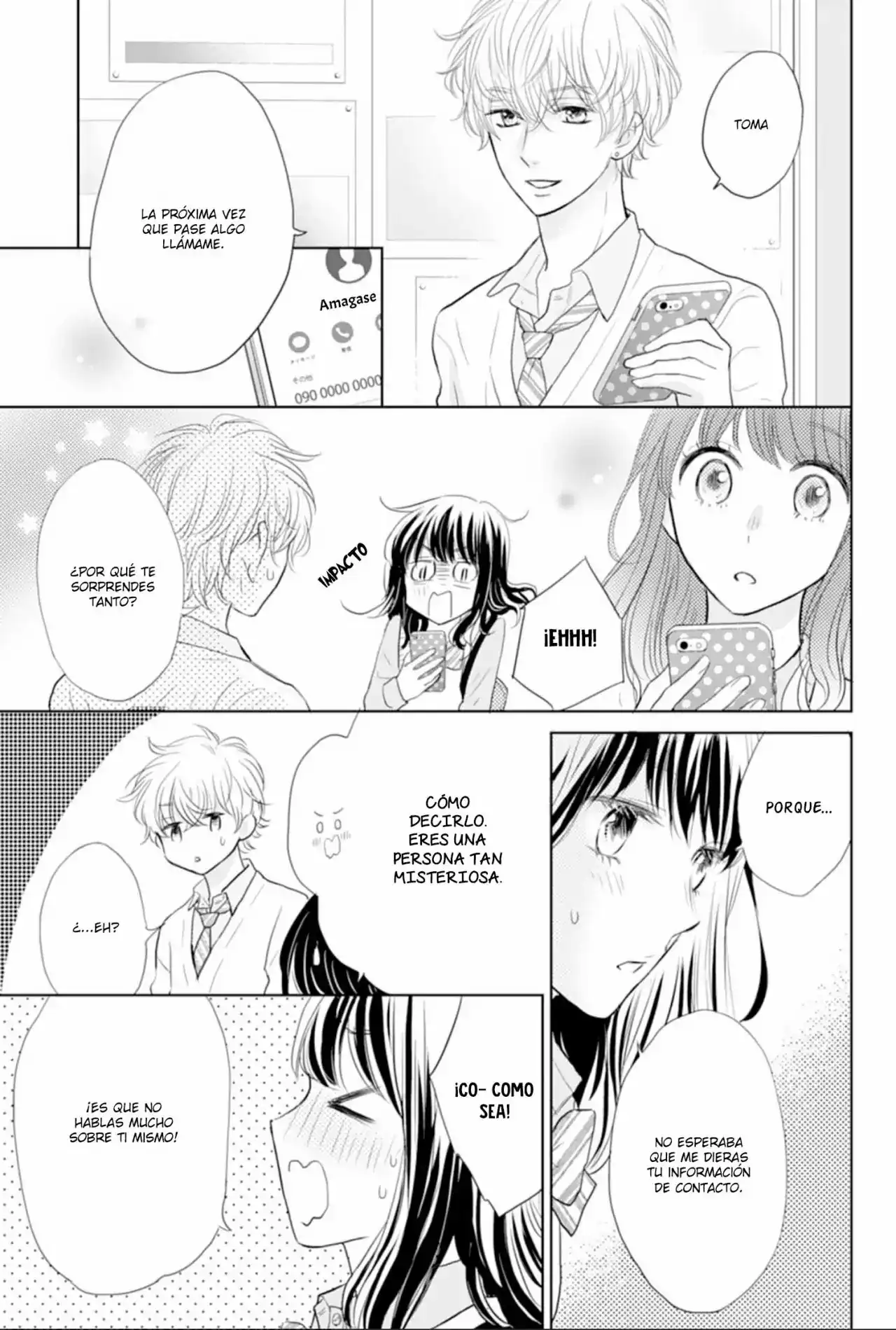 Página 13 — Capítulo 3 de Amagase-kun wa Amayakashite Kurenai.