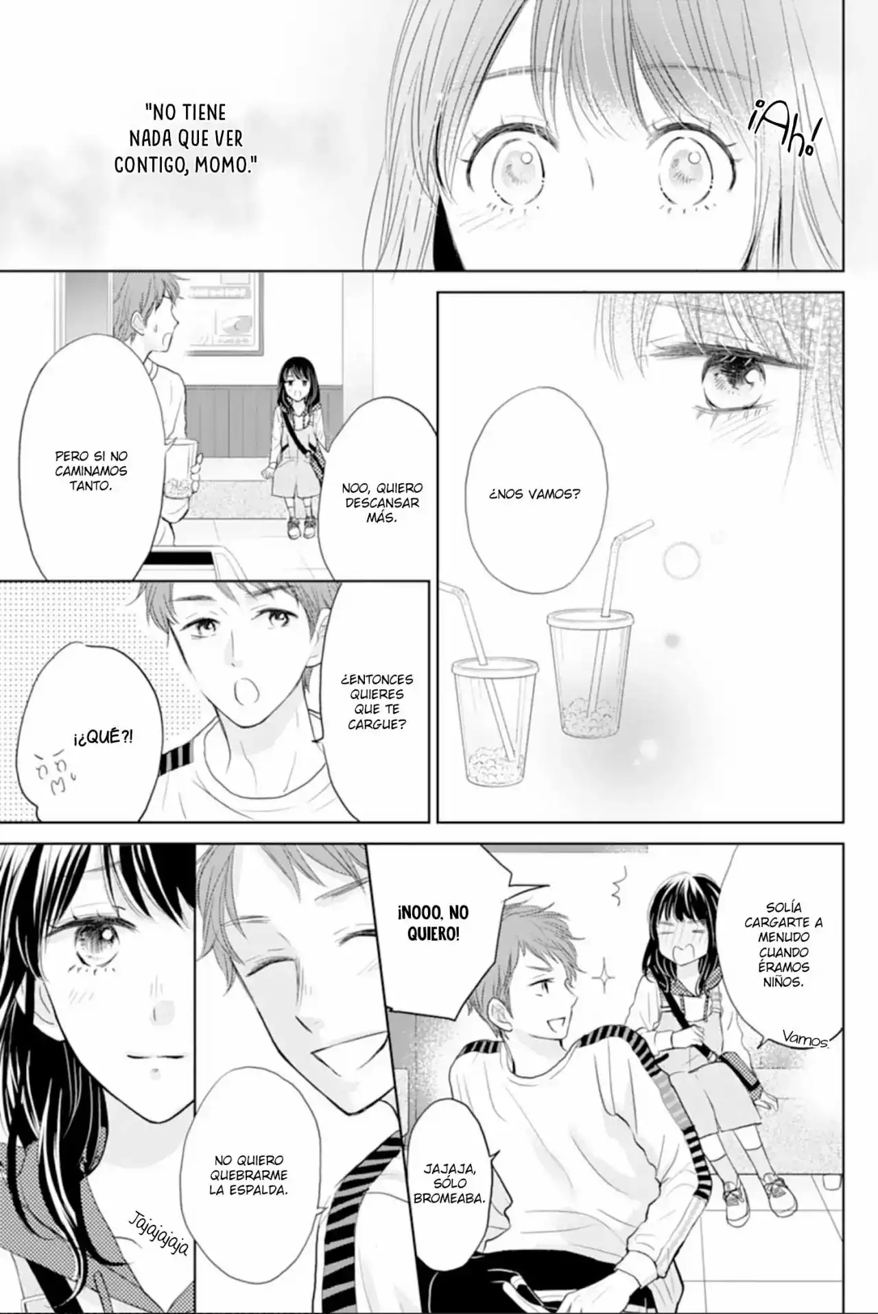 Página 21 — Capítulo 3 de Amagase-kun wa Amayakashite Kurenai.