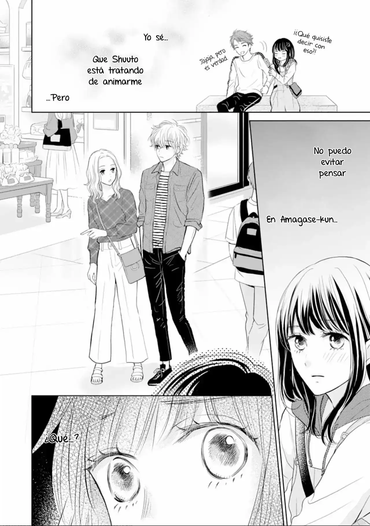 Página 22 — Capítulo 3 de Amagase-kun wa Amayakashite Kurenai.