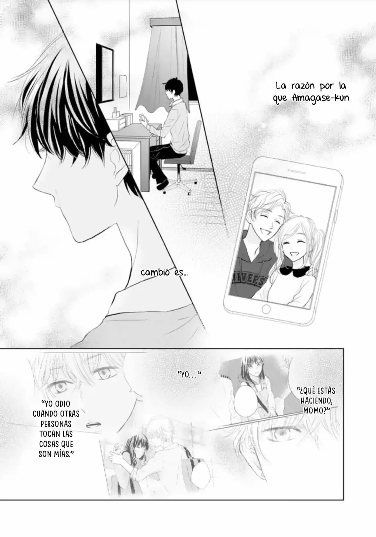 Página 28 — Capítulo 6 de Amagase-kun wa Amayakashite Kurenai.