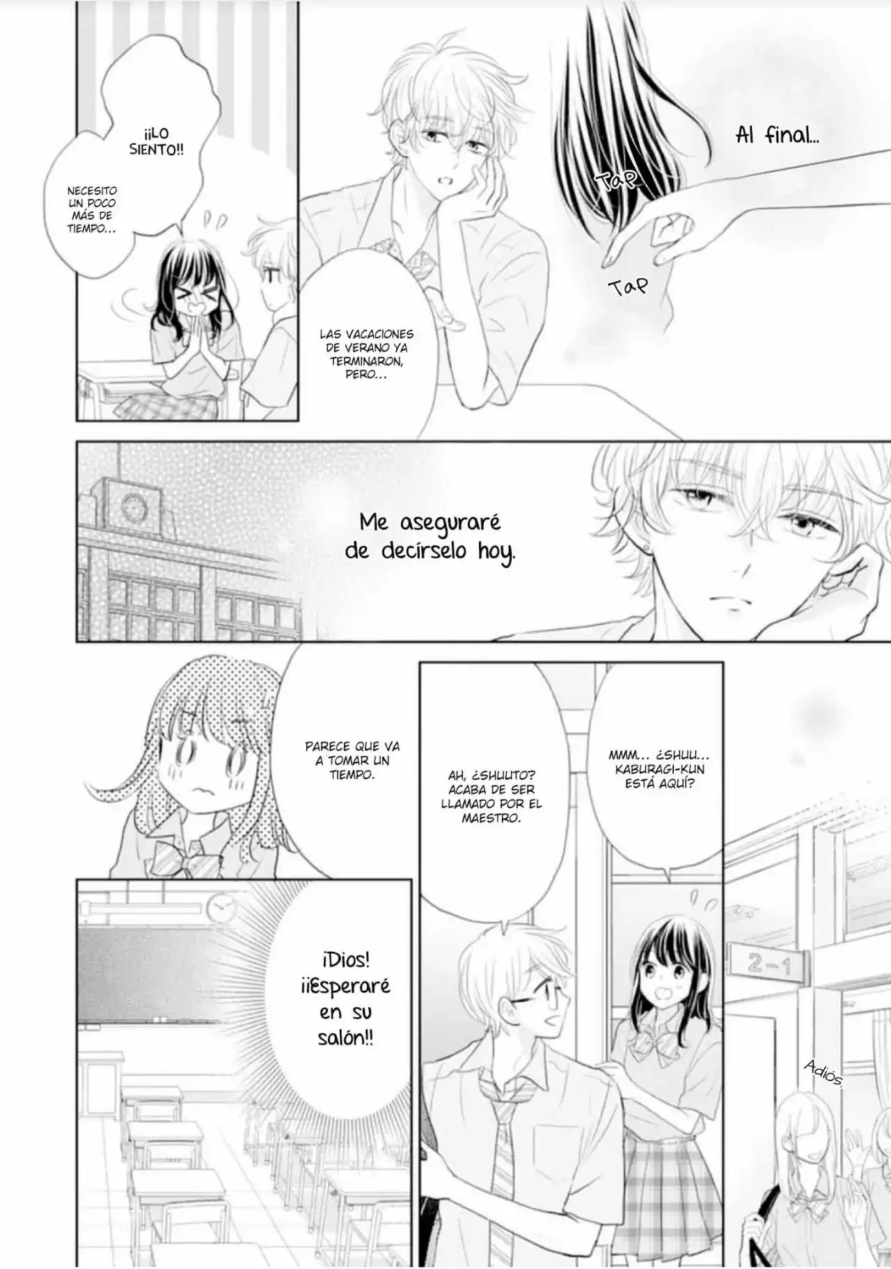 Página 8 — Capítulo 13 de Amagase-kun wa Amayakashite Kurenai.