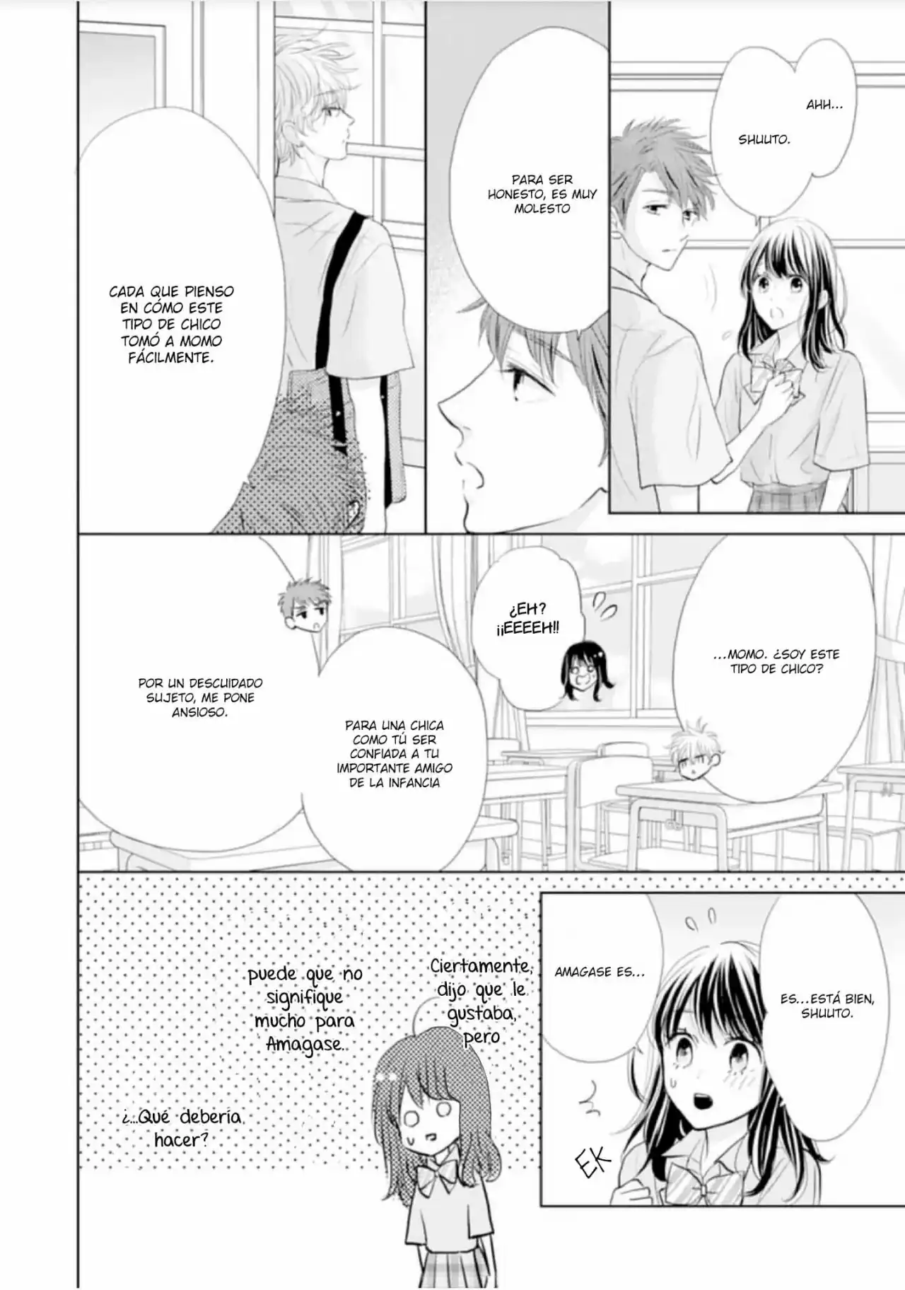 Página 16 — Capítulo 13 de Amagase-kun wa Amayakashite Kurenai.