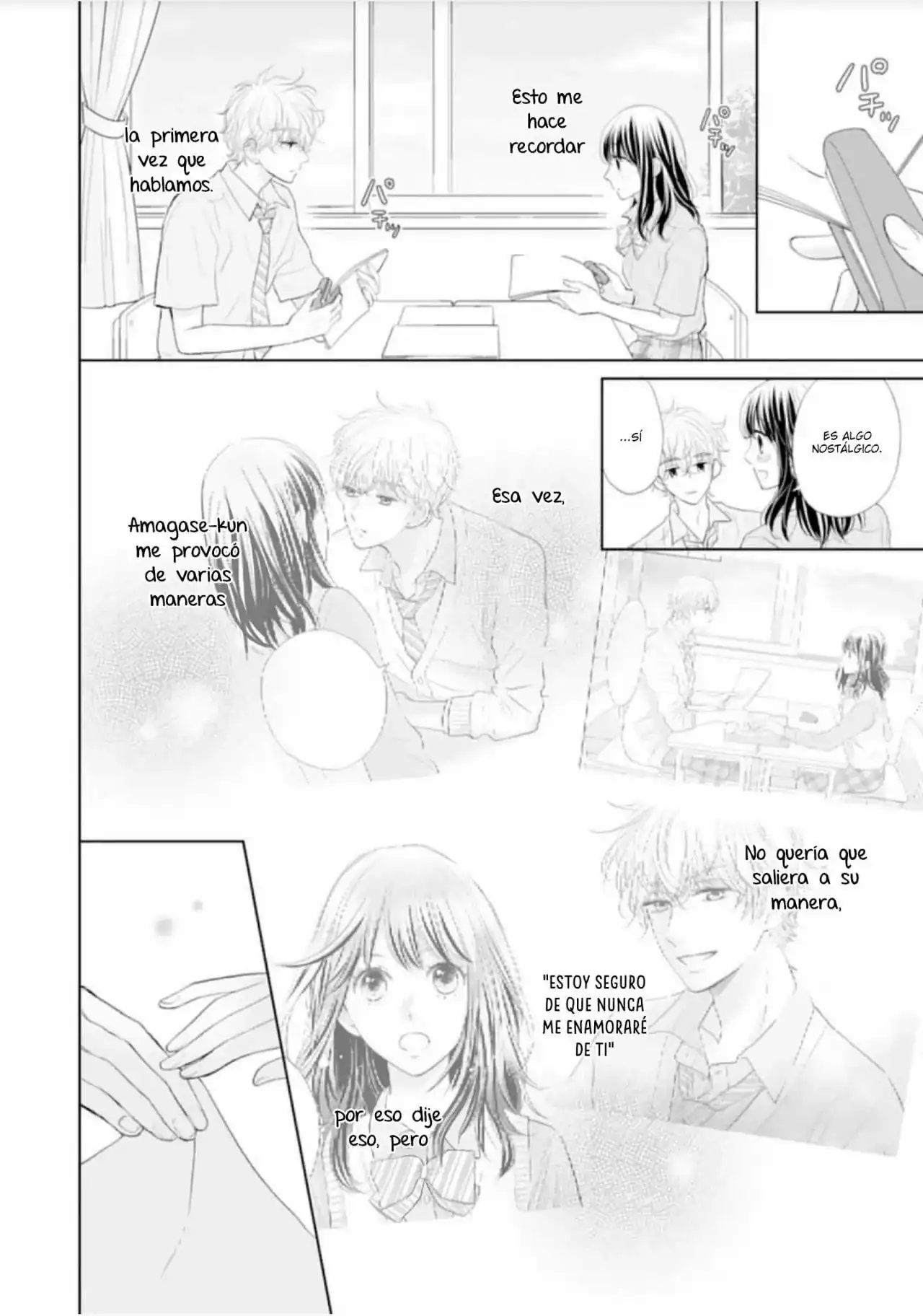 Página 8 — Capítulo 14 de Amagase-kun wa Amayakashite Kurenai.