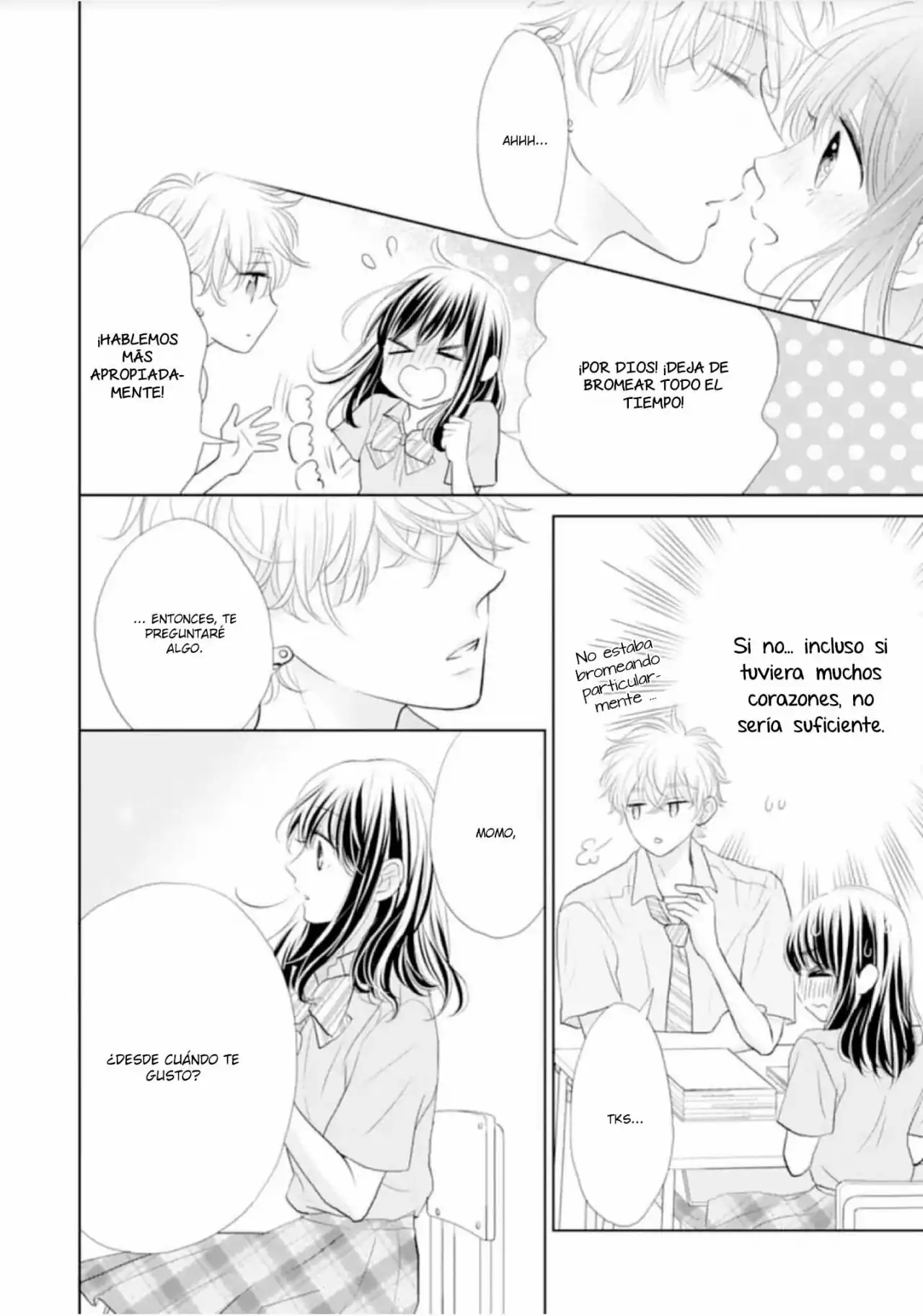 Página 10 — Capítulo 14 de Amagase-kun wa Amayakashite Kurenai.