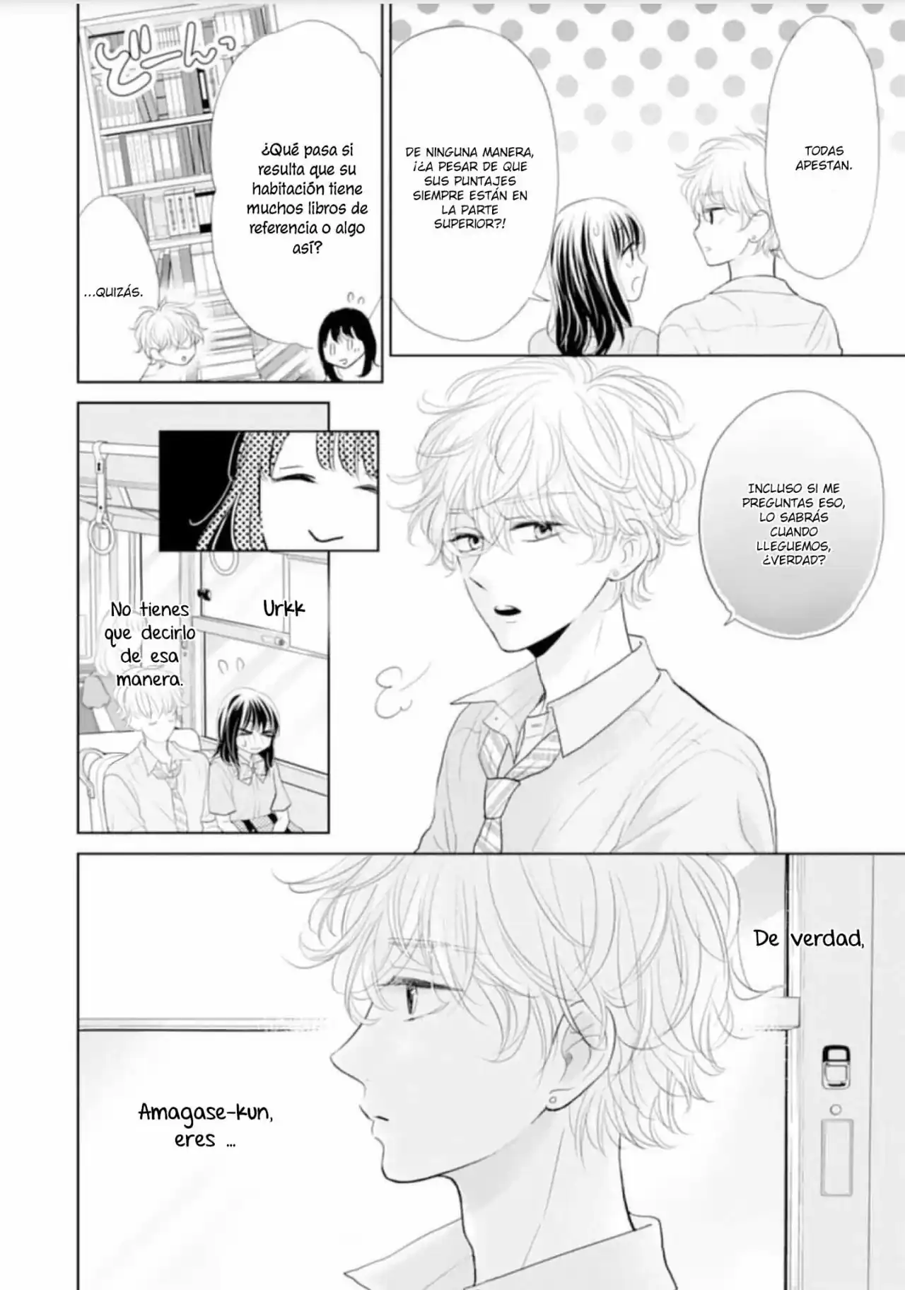 Página 9 — Capítulo 15 de Amagase-kun wa Amayakashite Kurenai.
