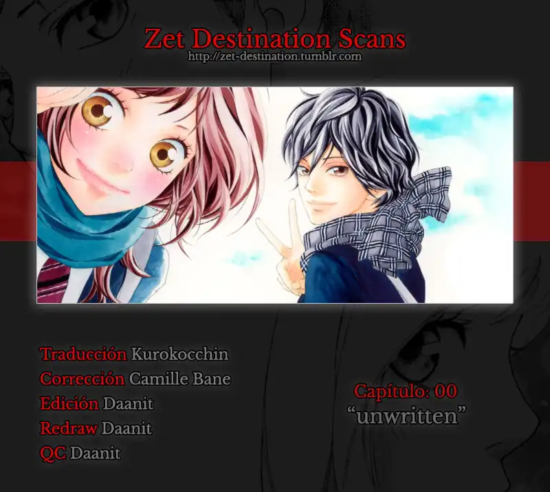 Página 1 — Capítulo 0 de Ao Haru Ride