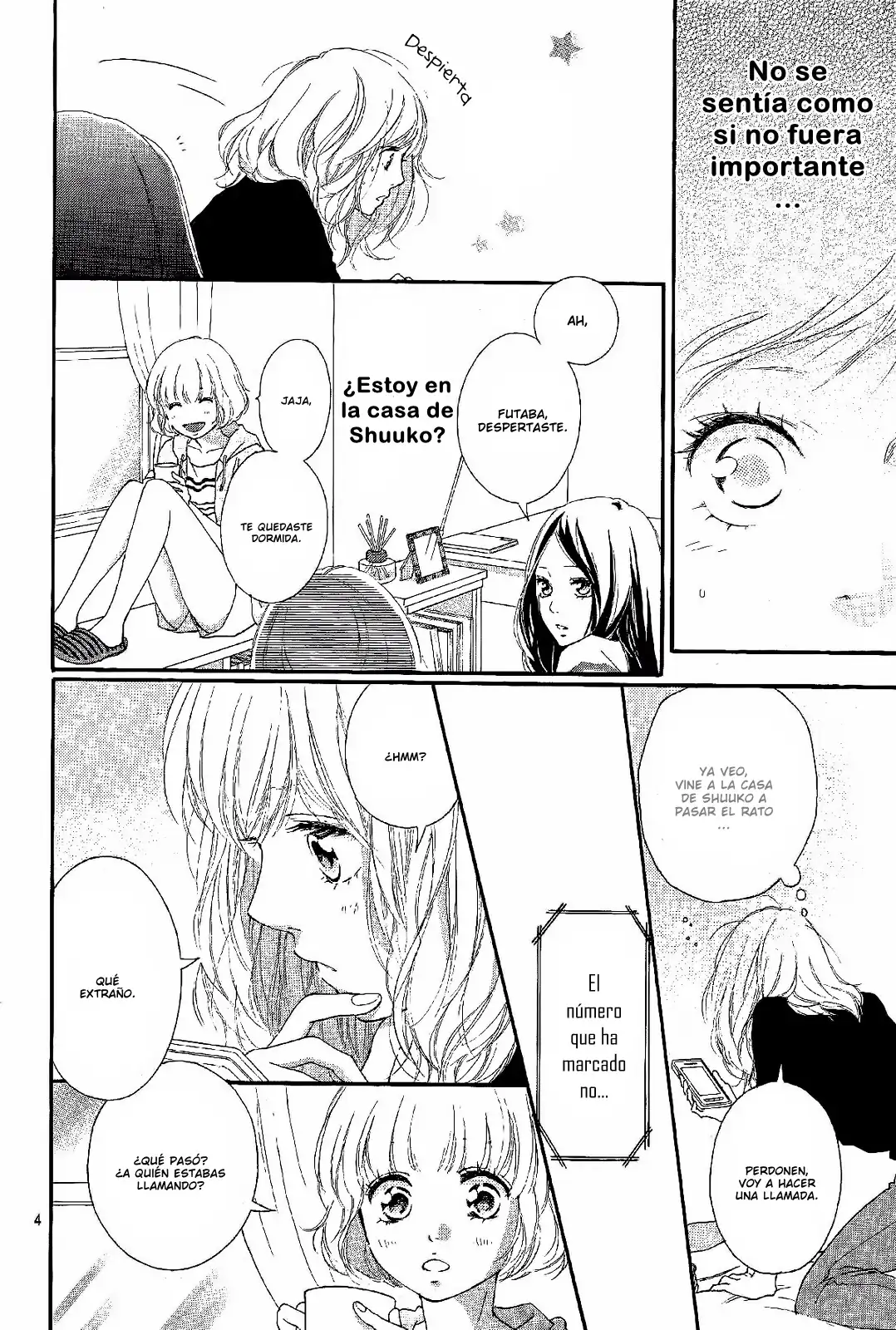 Página 4 — Capítulo 50 de Ao Haru Ride