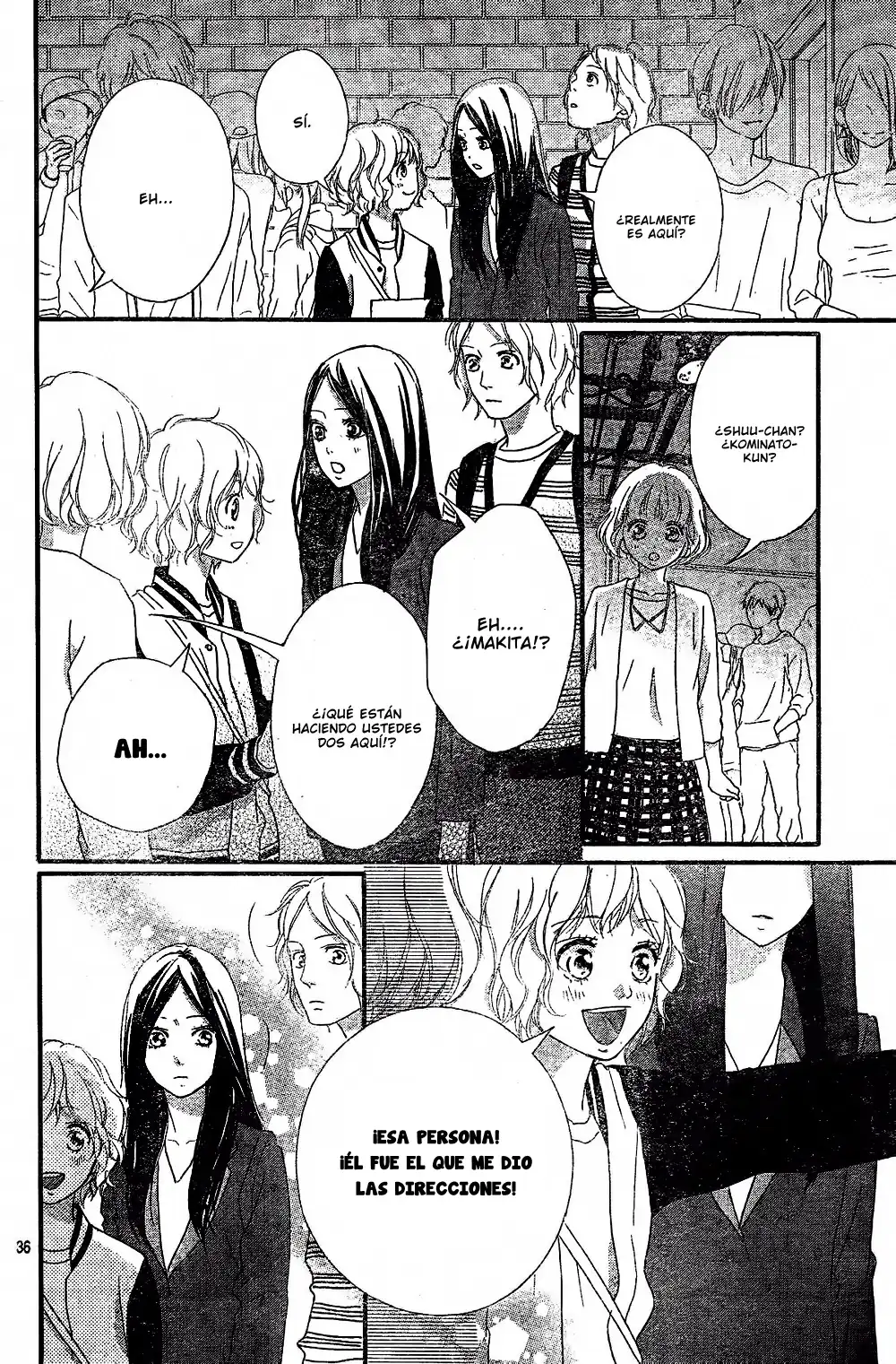 Página 36 — Capítulo 50 de Ao Haru Ride