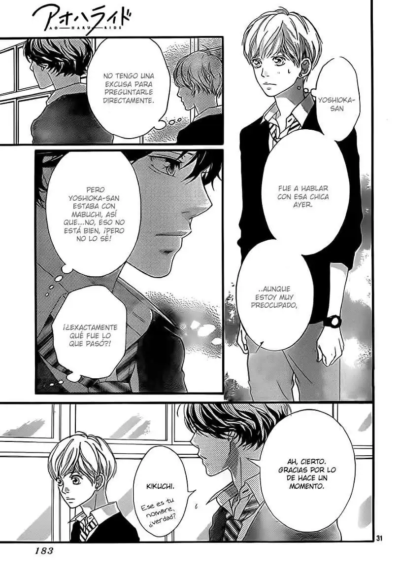 Página 33 — Capítulo 27 de Ao Haru Ride