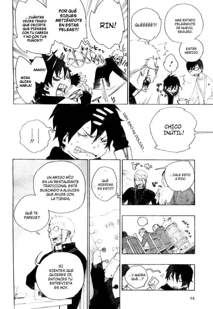 Página 6 — Capítulo 1 de Ao no Exorcist