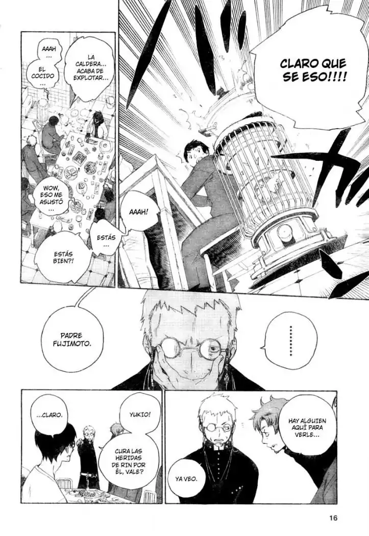 Página 8 — Capítulo 1 de Ao no Exorcist