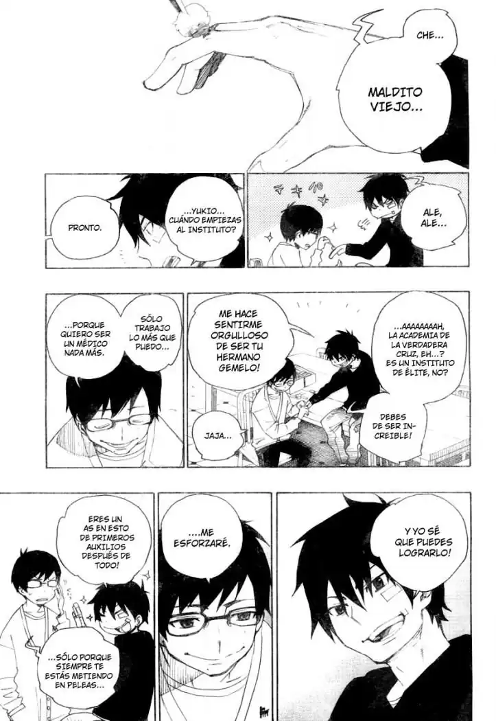 Página 9 — Capítulo 1 de Ao no Exorcist