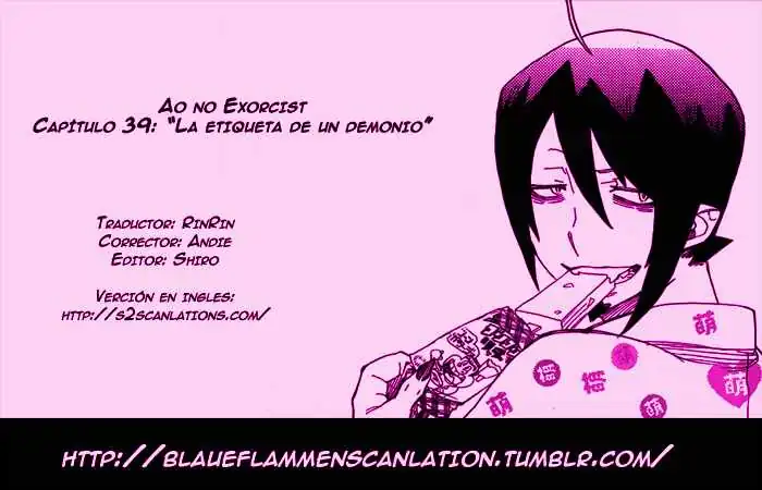 Página 2 — Capítulo 39 de Ao no Exorcist