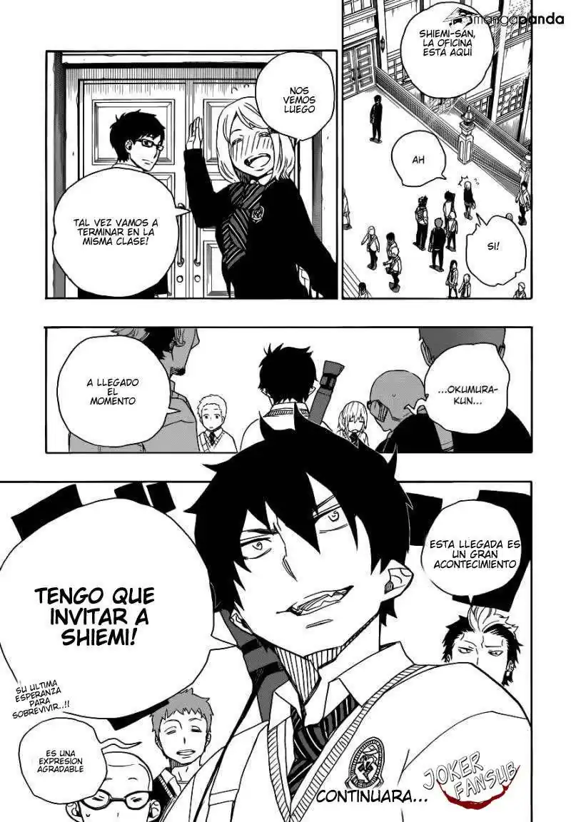 Página 27 — Capítulo 45 de Ao no Exorcist