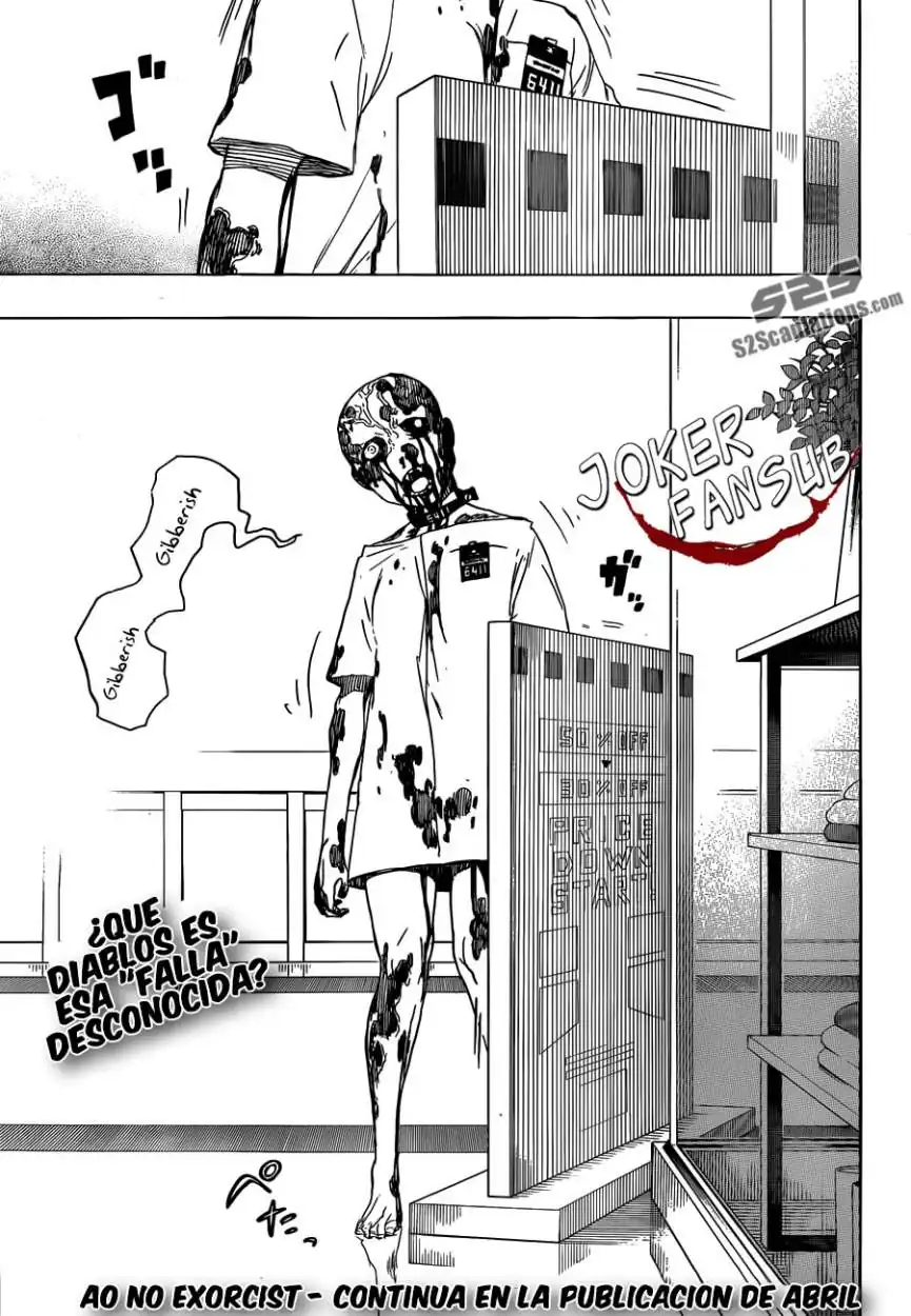 Página 38 — Capítulo 54 de Ao no Exorcist