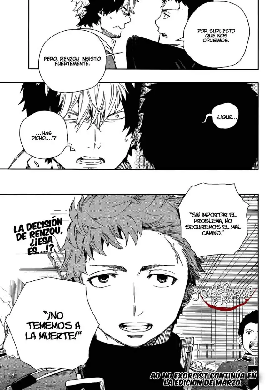 Página 25 — Capítulo 64 de Ao no Exorcist